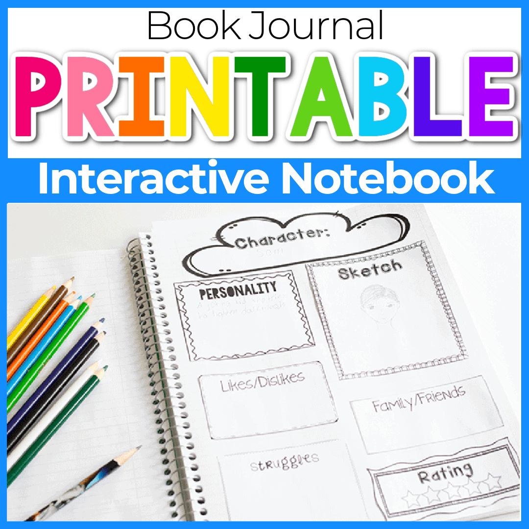 Free Printable Reading Journal Interactive Notebook For Kids within Free Interactive Notebook Printables