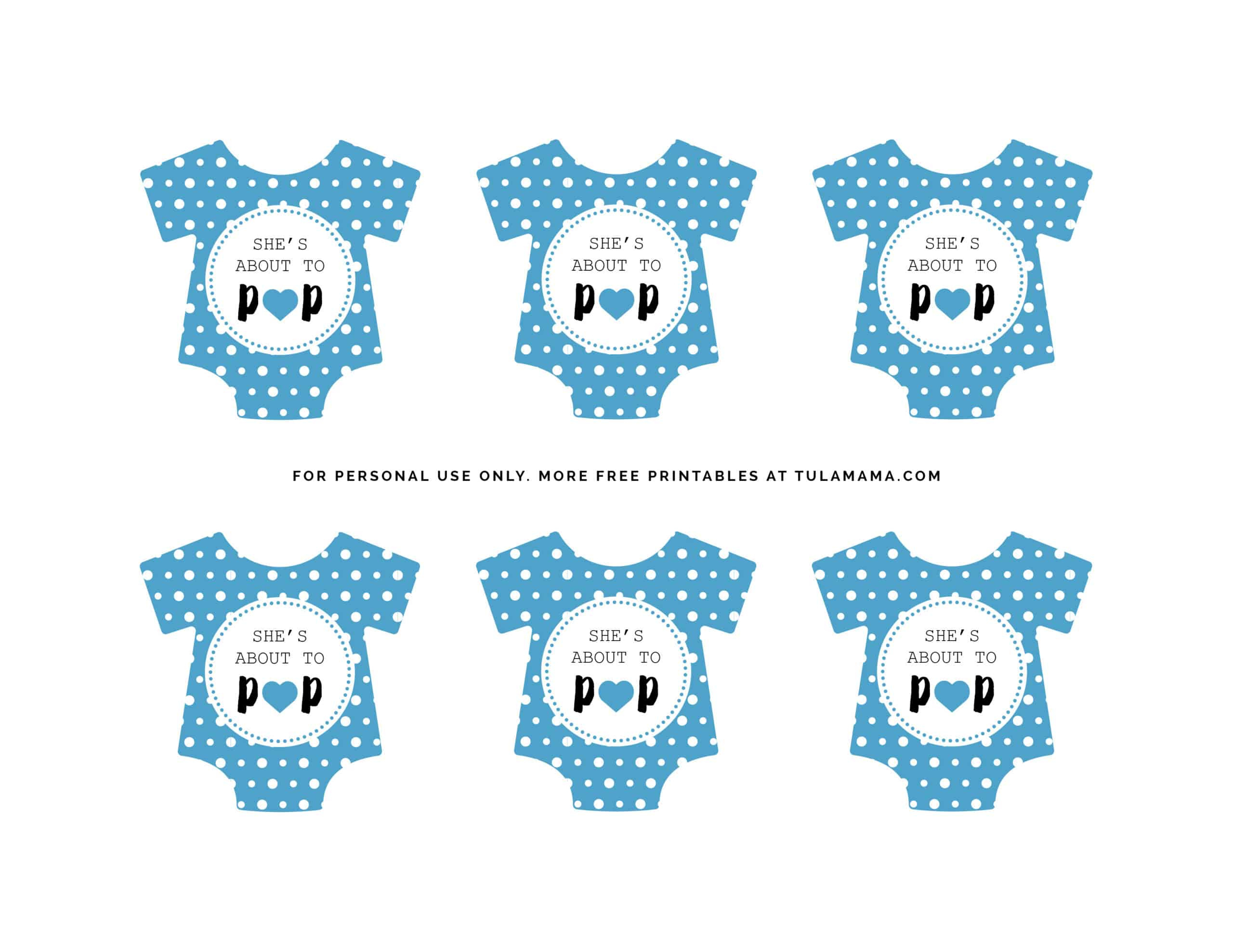 Free Printable "Ready To Pop Baby Shower" Printables - Tulamama regarding Free Printable Ready To Pop Labels