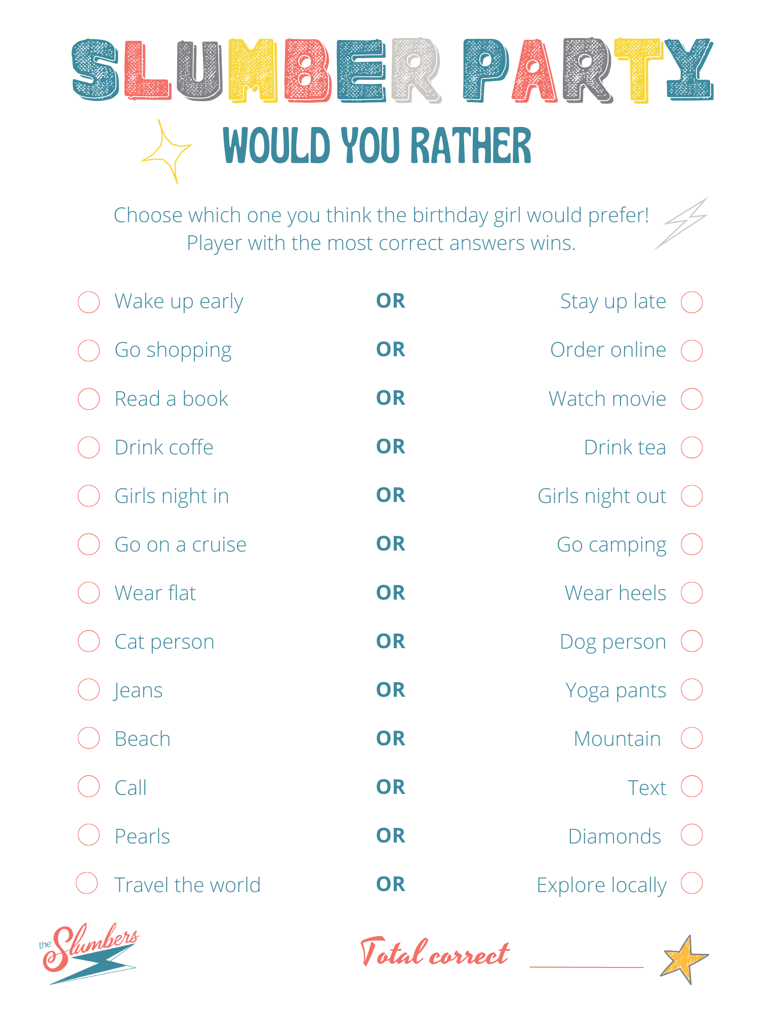 Free Printable Sleepover Activities And Games: Fun Ideas For Your regarding Free Printable Group Games