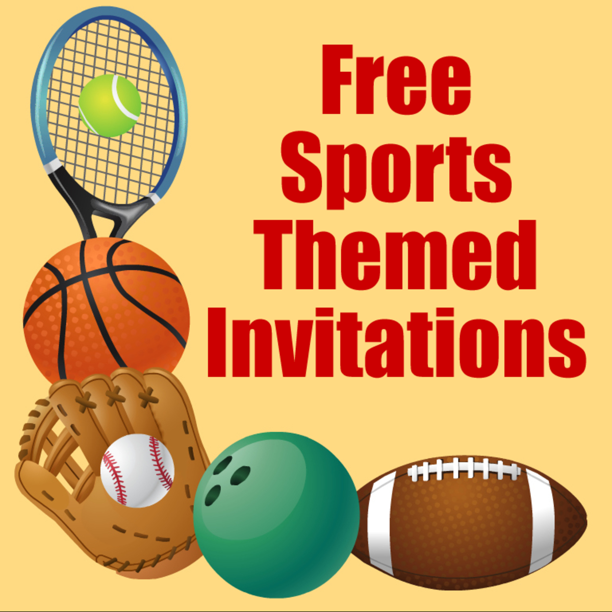 Free Printable Sports Birthday Party Invitations Templates - Hubpages with Free Printable Sports Birthday Invitation Templates