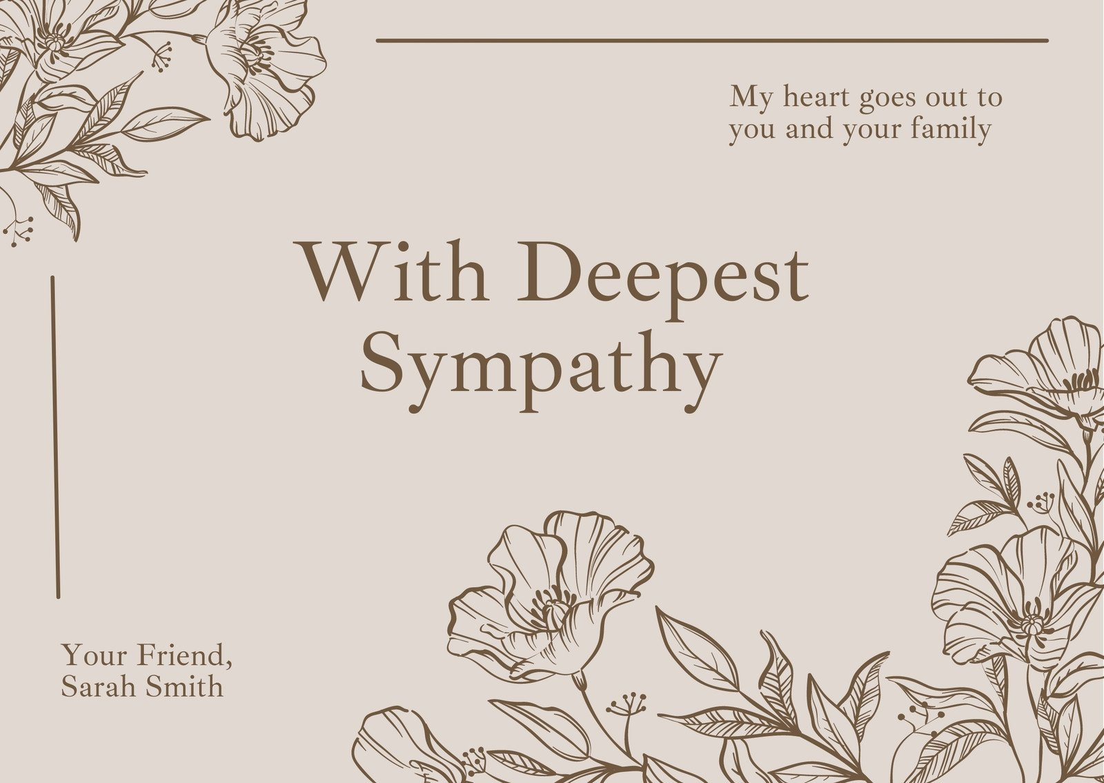Free Printable Sympathy Card Templates To Customize | Canva with Free Printable Sympathy Cards