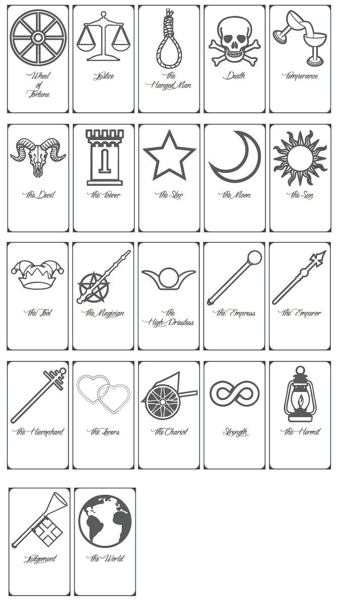 Free Printable Tarot Cards!Keniakittykat On Deviantart regarding Free Printable Tarot Cards
