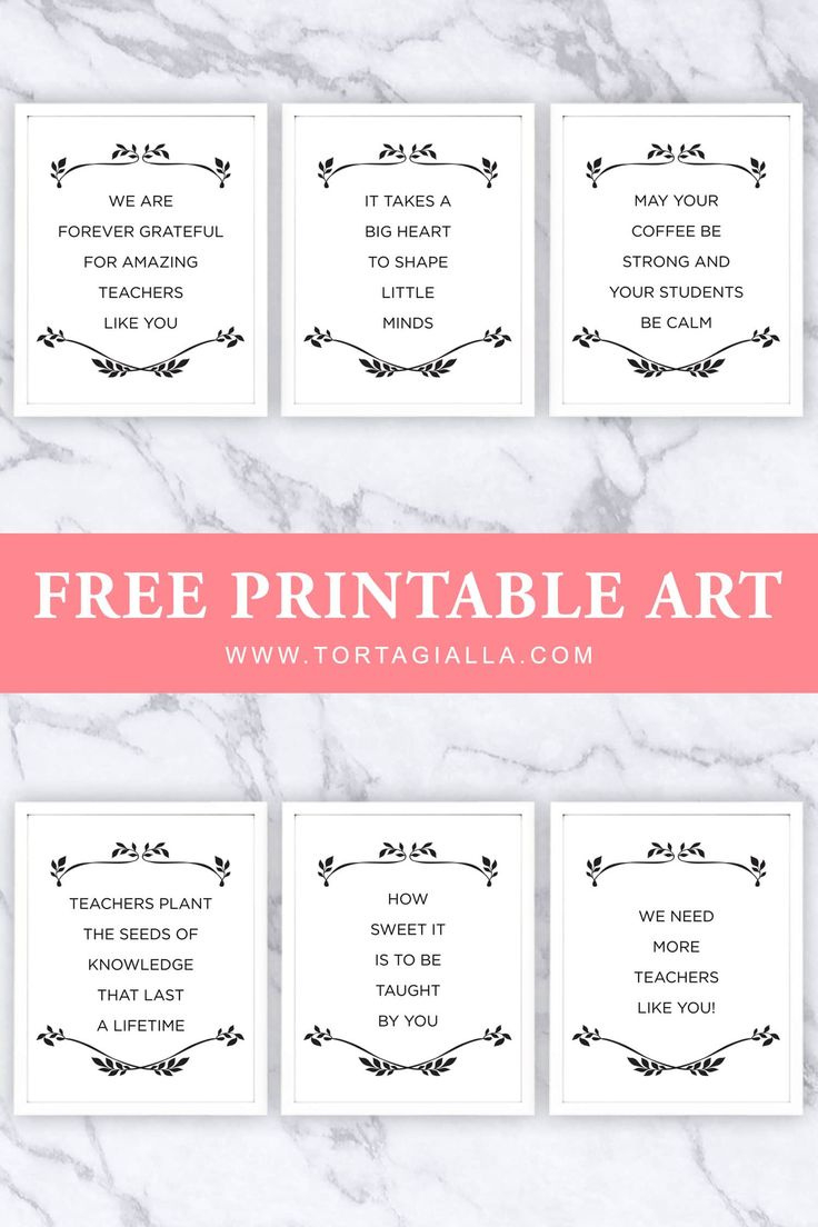 Free Printable Teacher Appreciation Quotes - Tortagialla throughout Free Printable Quotes For Teachers