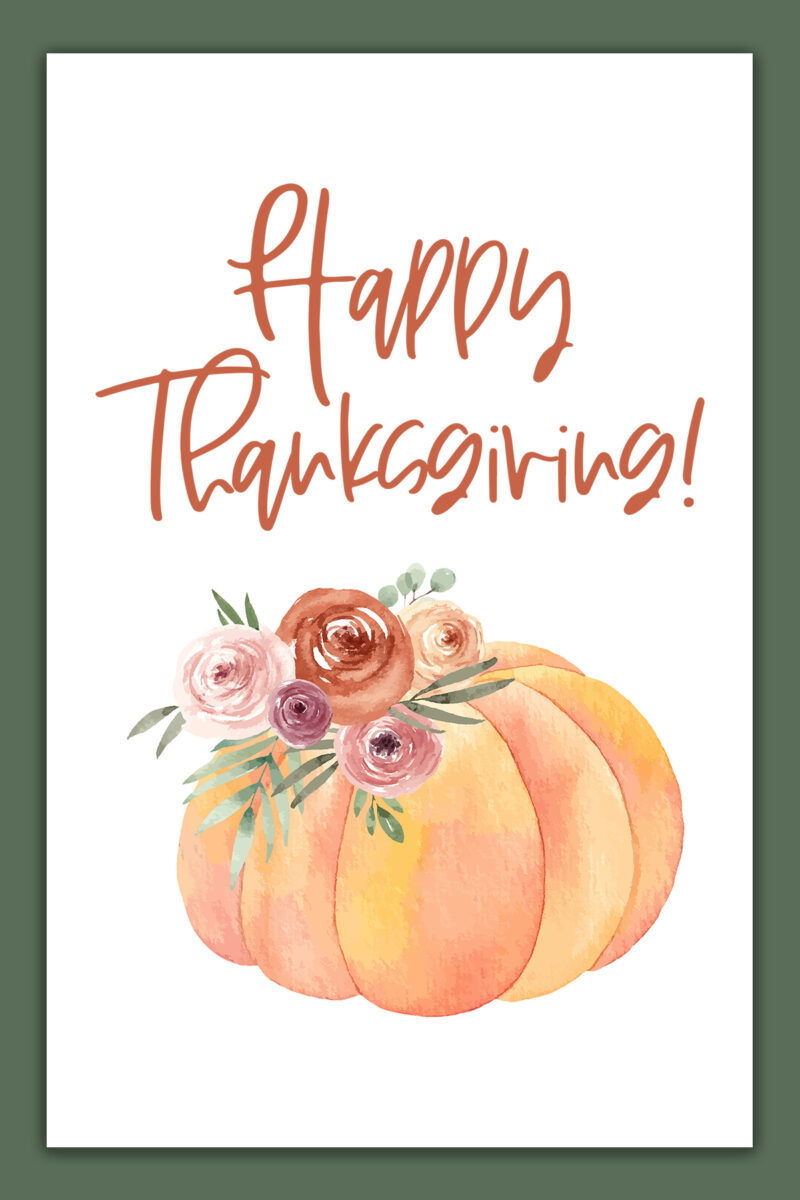 Free Printable Thanksgiving Cards - Printable Party Favors regarding Happy Thanksgiving Cards Free Printable