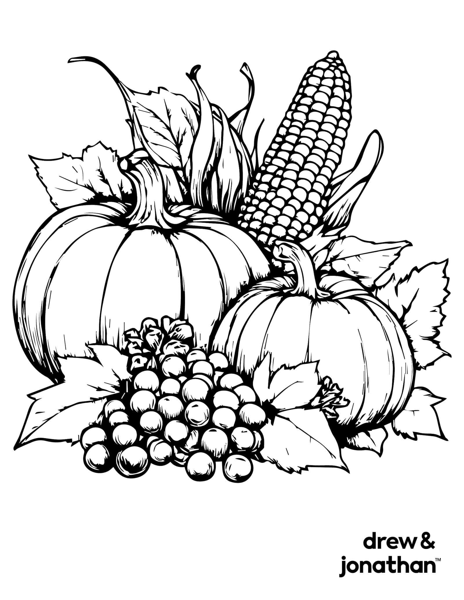 Free Printable Thanksgiving Coloring Pages For Kids with Free Printable Thanksgiving Coloring Pages