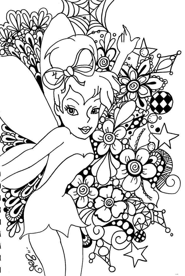 Free Printable Tinkerbell Coloring Pages For Kids pertaining to Tinkerbell Coloring Pages Printable Free