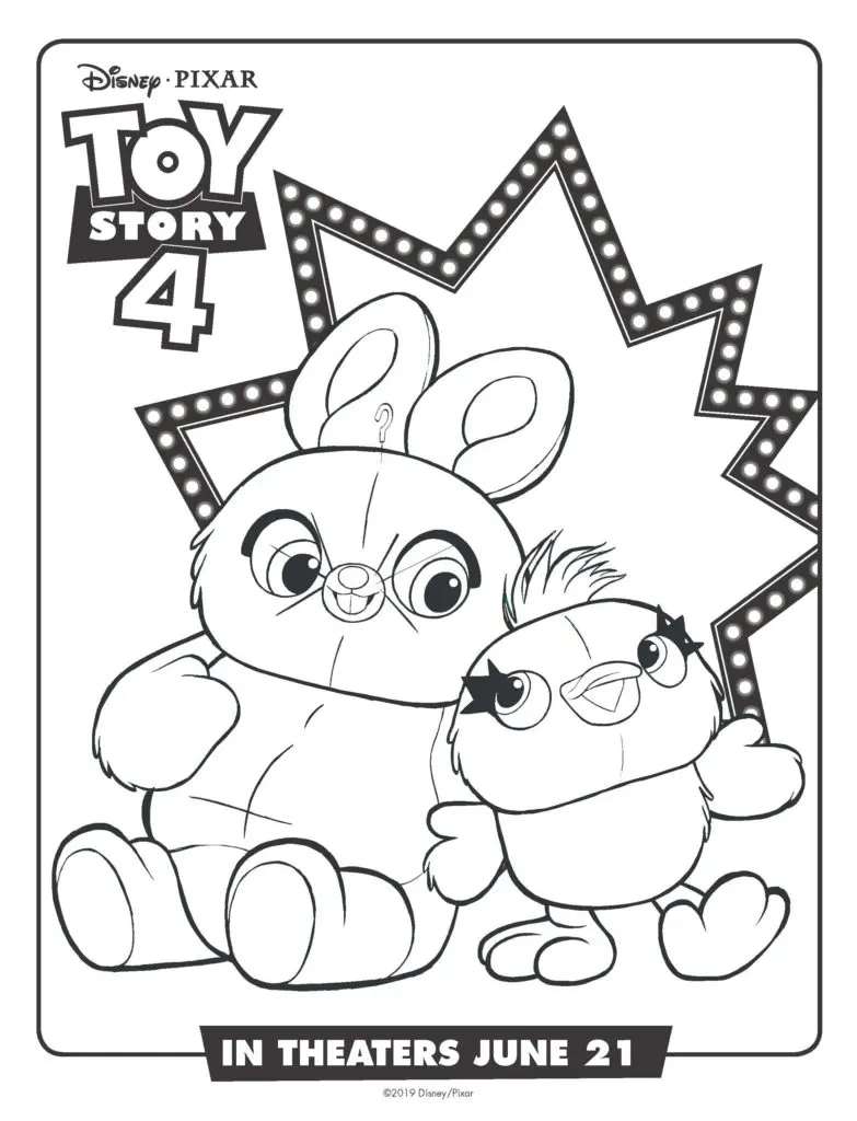 Free Printable Toy Story 4 Coloring Pages And Activities inside Free Printable Disney Stories