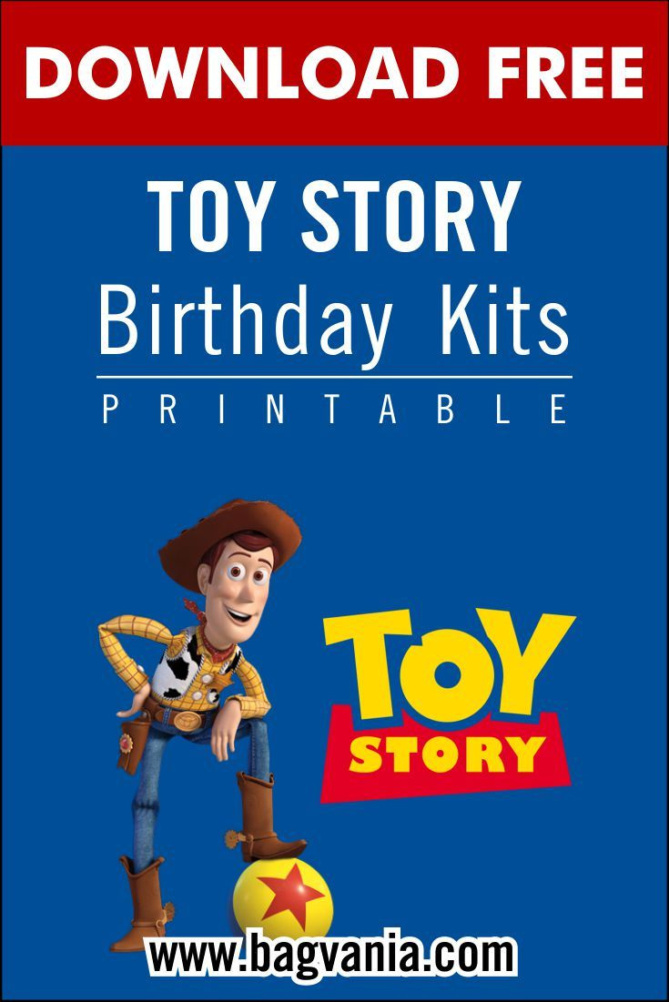 Free Printable Toy Story Birthday Party Kits Template with regard to Toy Story Birthday Card Printable Free