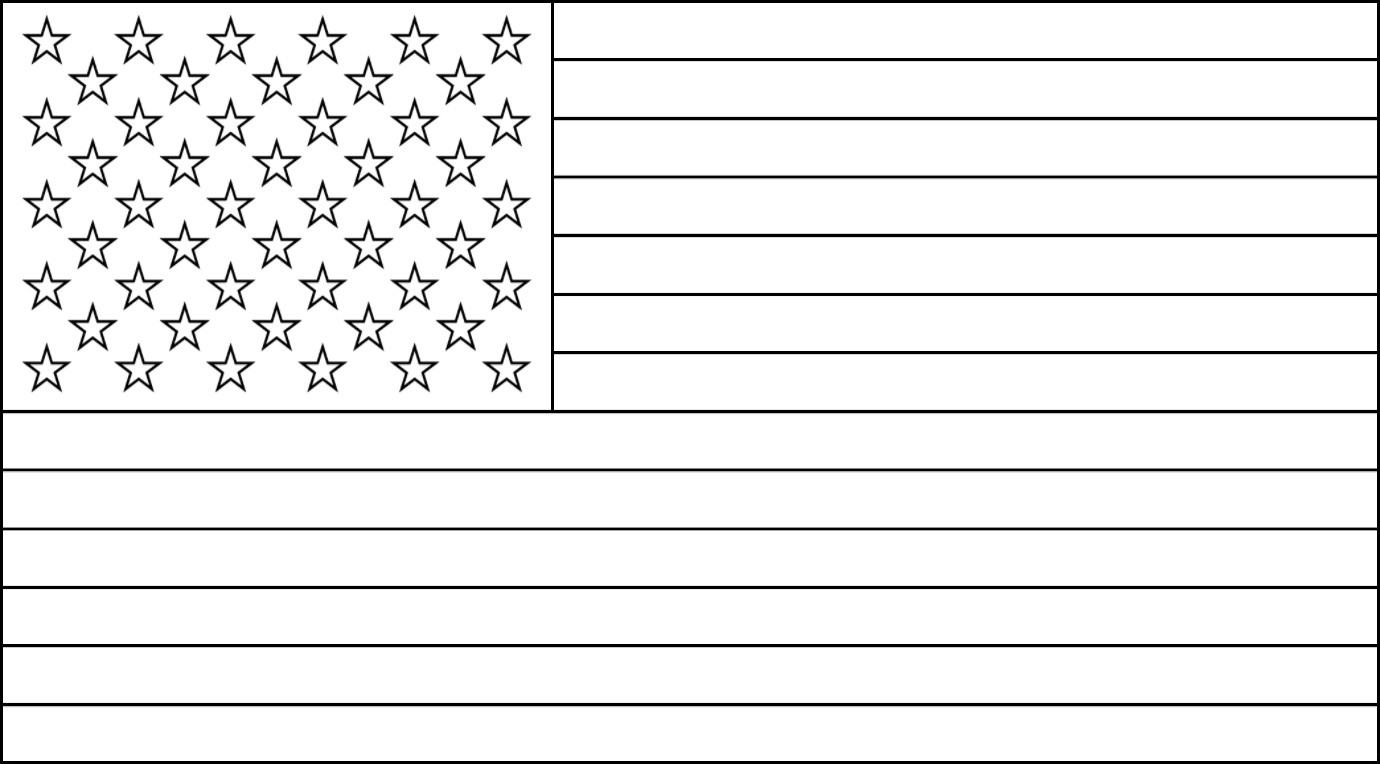 Free Printable Us Flags &amp;amp; American Flag Color Book Pages with Free Printable American Flag Coloring Page