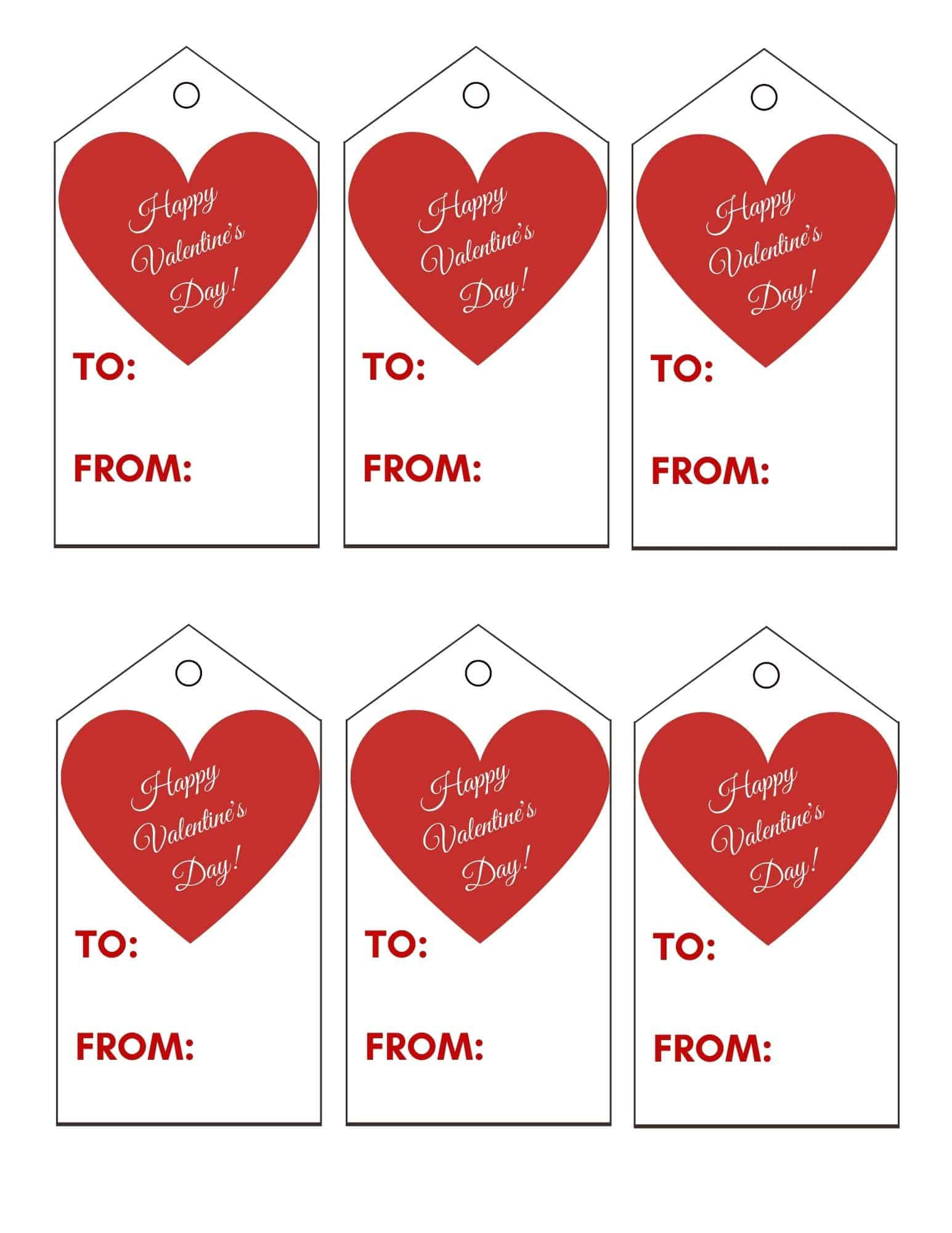Free Printable Valentine Tags - Add A Little Adventure regarding Free Printable Valentines Day Tags