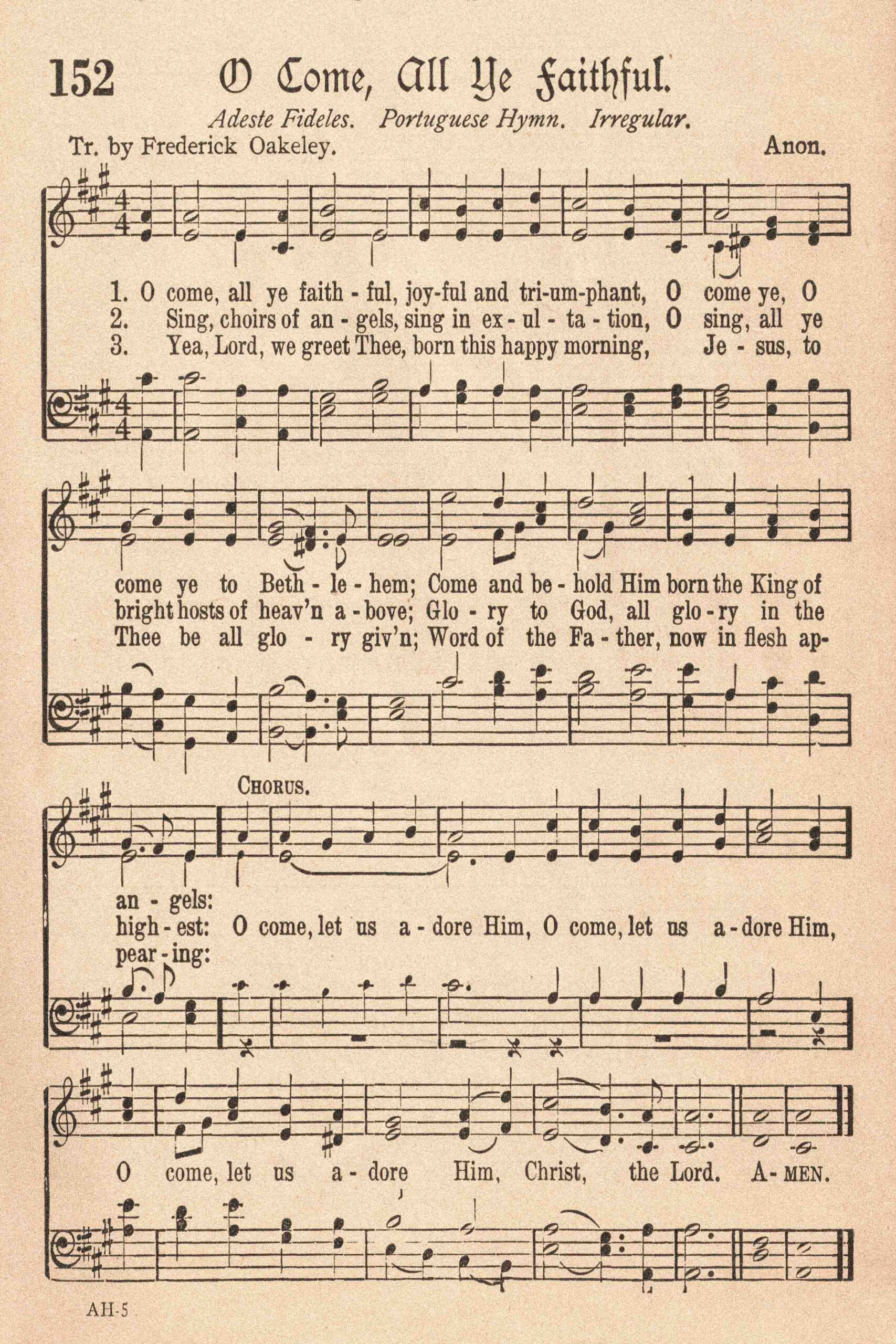 Free Printable Vintage Christmas Sheet Music Hymns • Rose Clearfield in Free Printable Christmas Music Sheets Piano