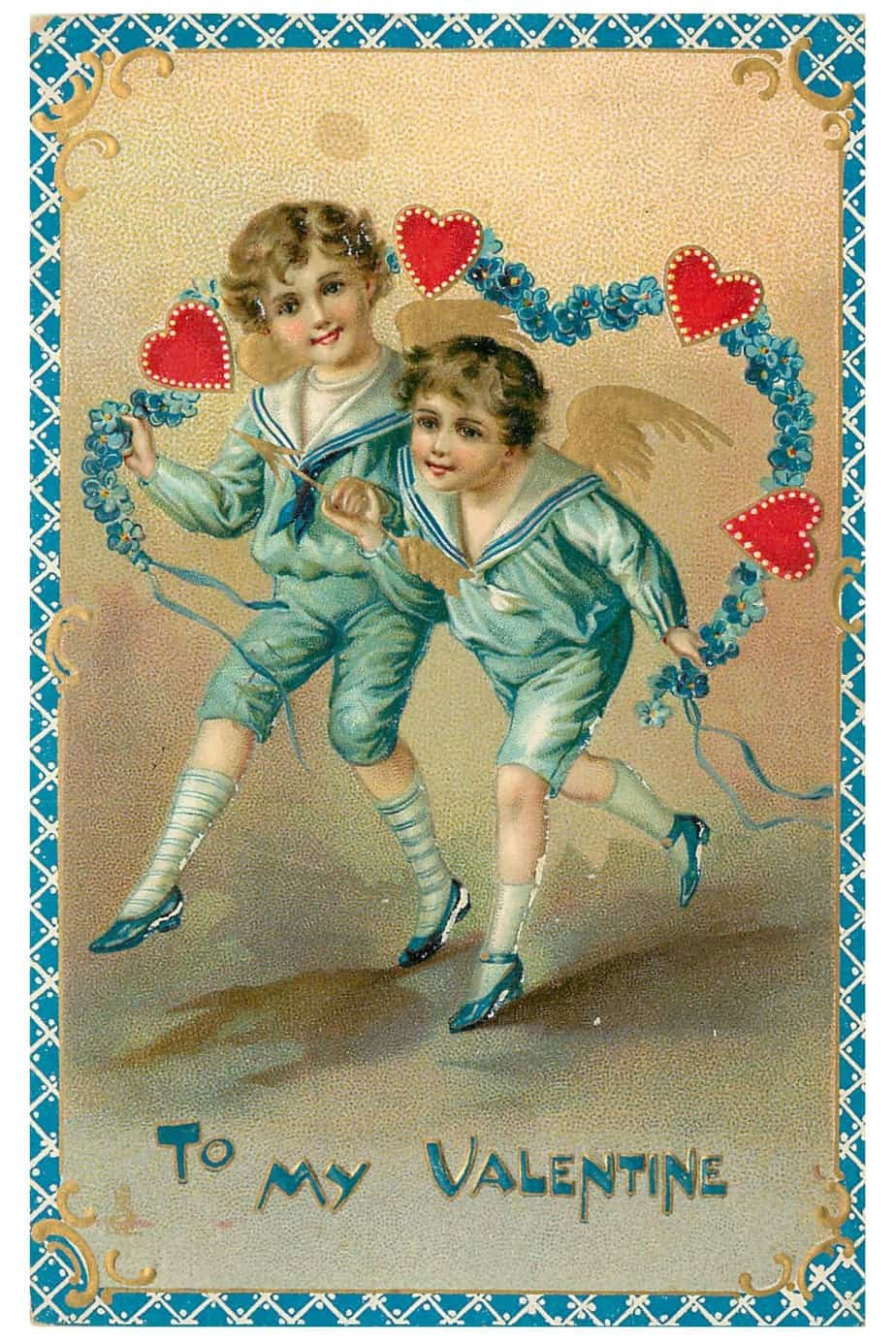 Free Printable Vintage Valentines - Salt In My Coffee within Free Printable Vintage Valentine Pictures