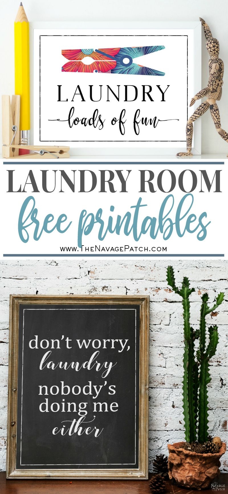 Free Printable Wall Art For Laundry Room - The Navage Patch inside Free Printable Laundry Room Signs