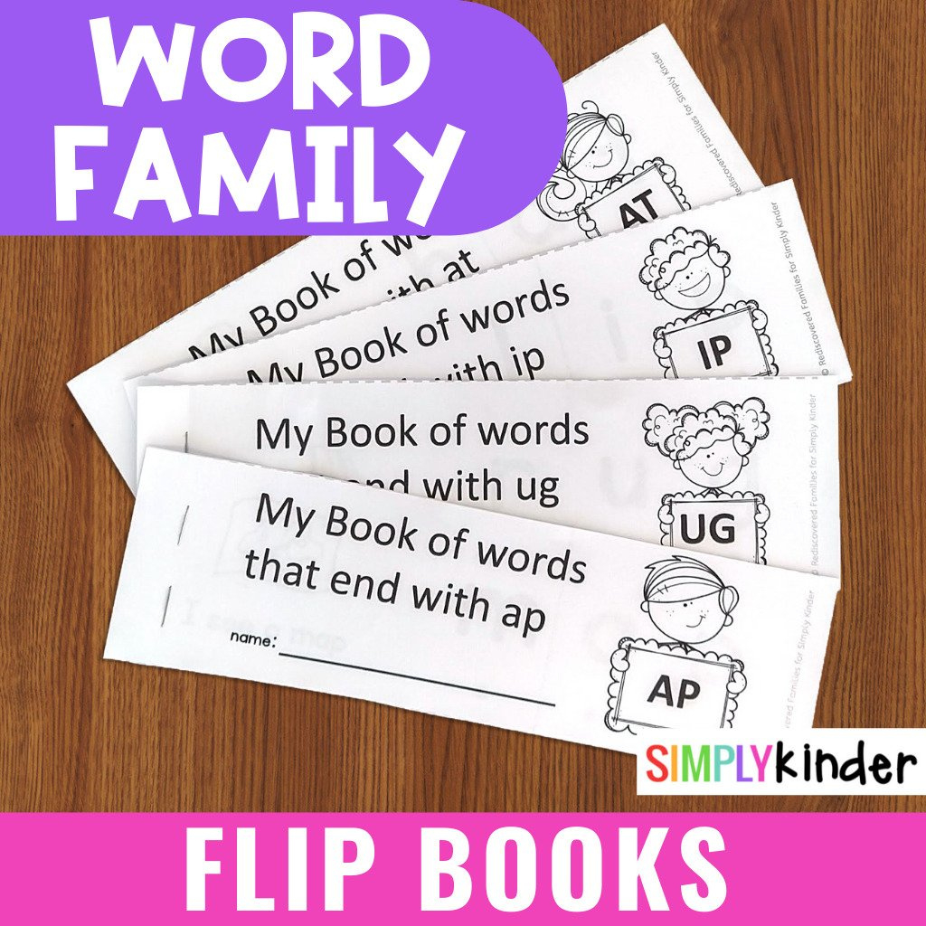 Free Printable Word Family Book Early Readers Will Love - Simply for Free Printable Word Family Mini Books