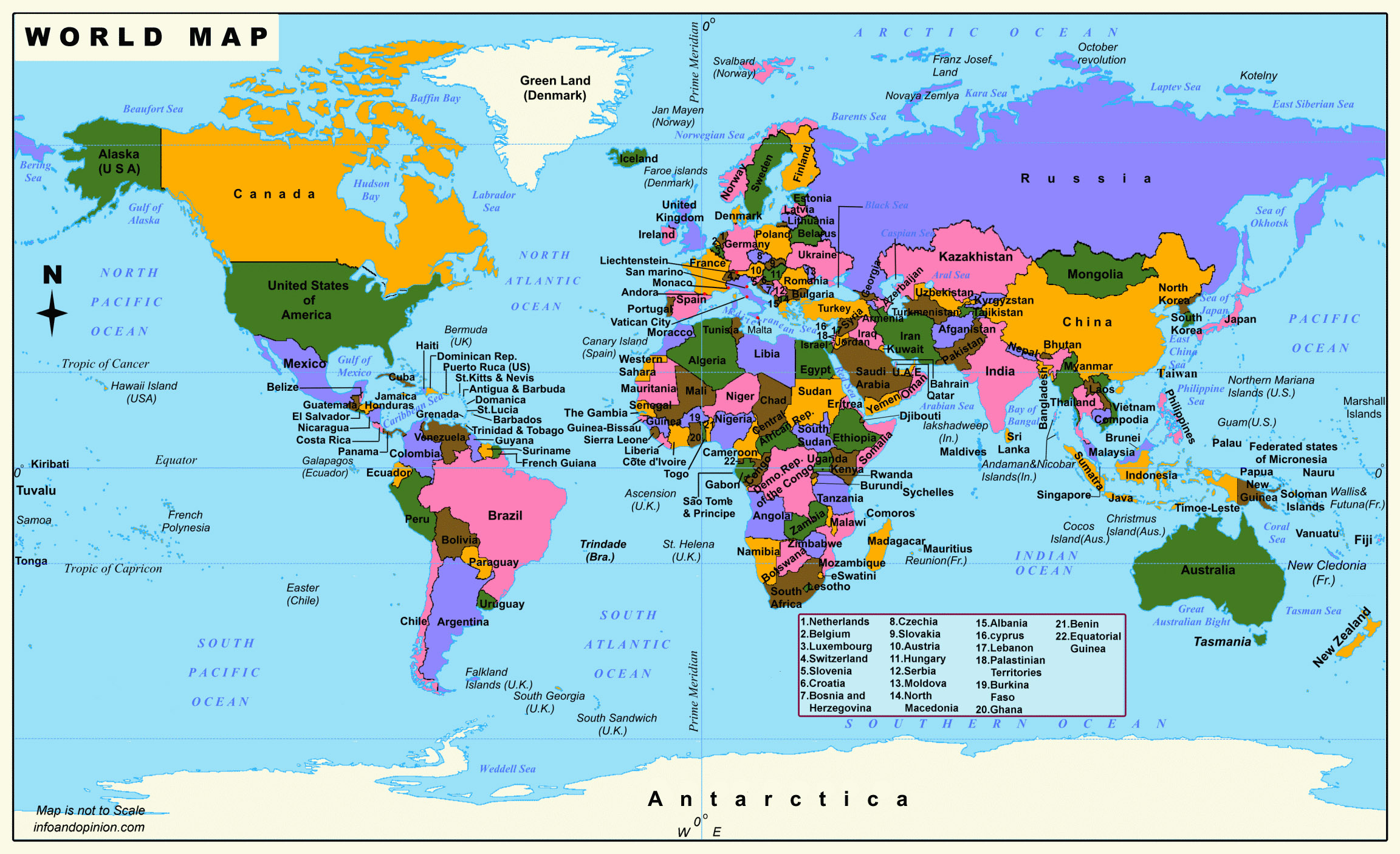 Free Printable World Map Poster For Kids [Pdf] with regard to Free Printable World Map Pdf