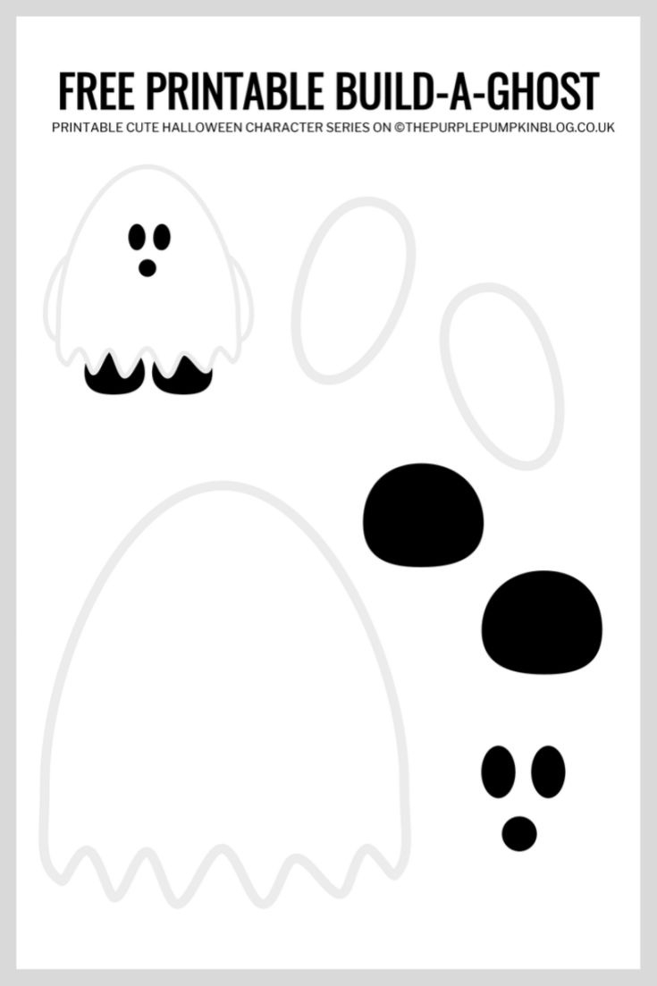 Free Printables Archives | The Purple Pumpkin Blog | Ghost Crafts with regard to Free Printable Halloween Paper Crafts