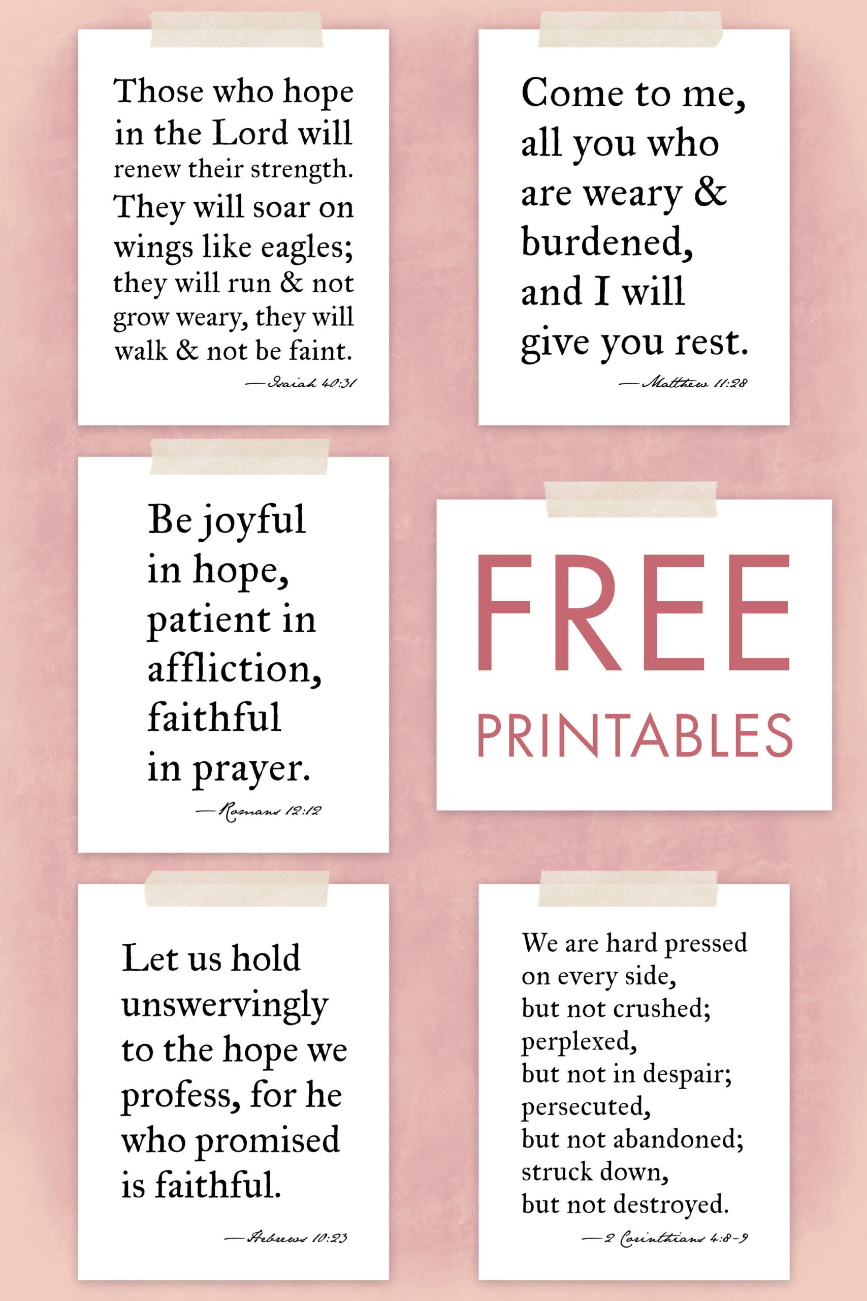 Free Printables: Bible Verse Wall Art — The Art Of Observation pertaining to Free Printable Scripture Verses