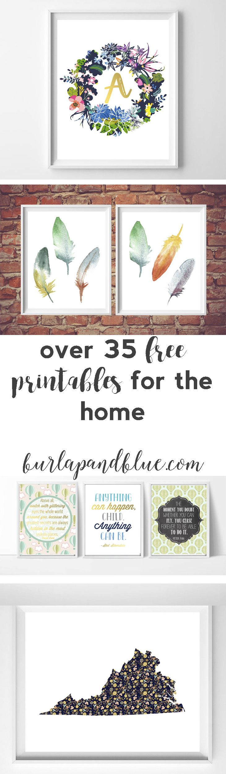 Free Printables For The Home inside Free Printable Artwork For Home