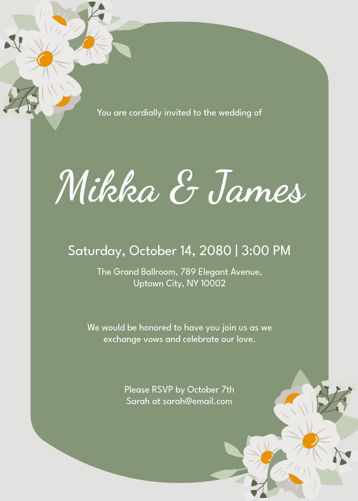 Free Professional Wedding Invitation With Picture Template To Edit intended for Free Printable Wedding Invitation Templates For Word