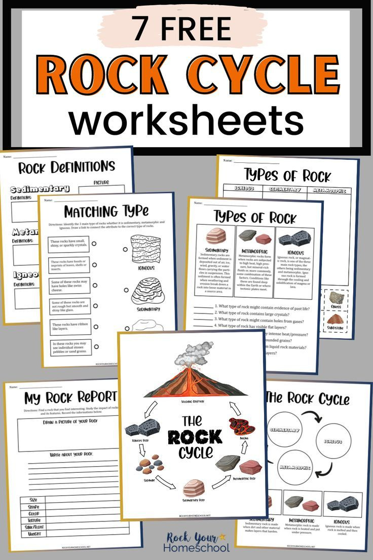 Free Rock Cycle Worksheets For Simple Science Fun For Kids inside Rock Cycle Worksheets Free Printable