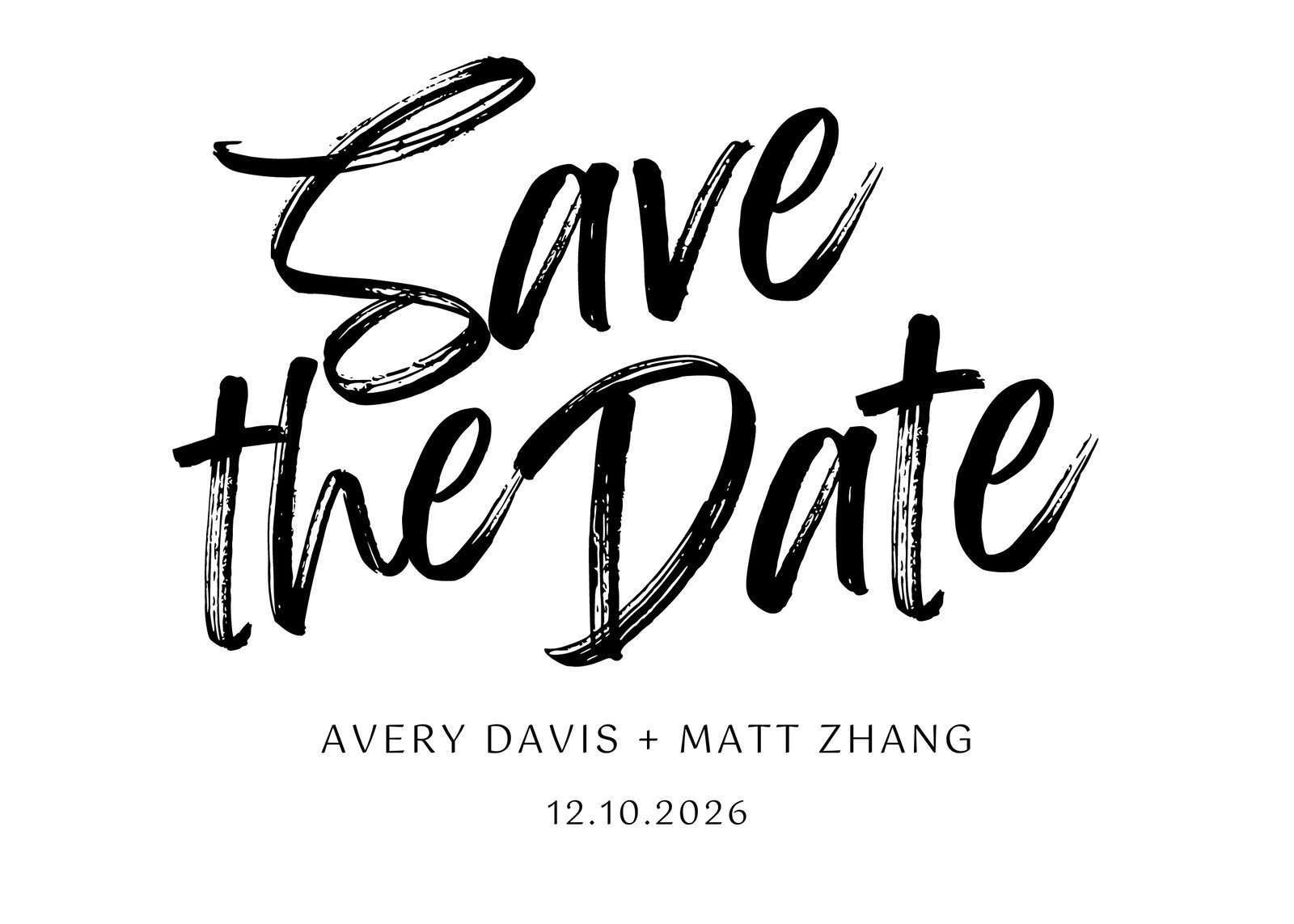 Free Save The Date Card Templates To Edit And Print | Canva throughout Free Printable Save The Date