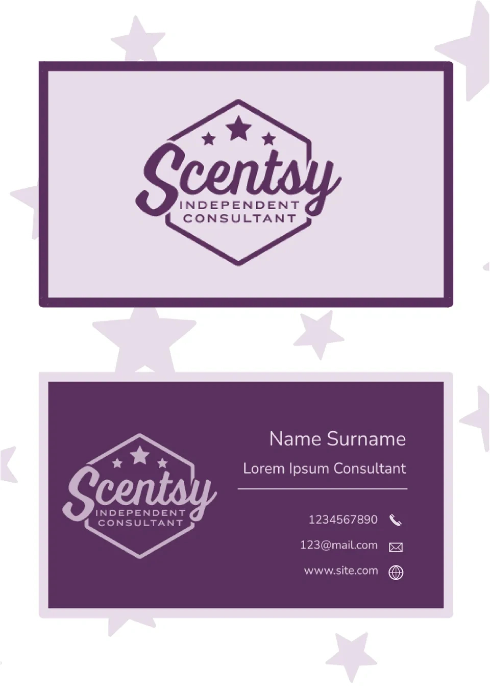Free Scentsy Business Card Template For Google Docs inside Free Printable Scentsy Business Cards