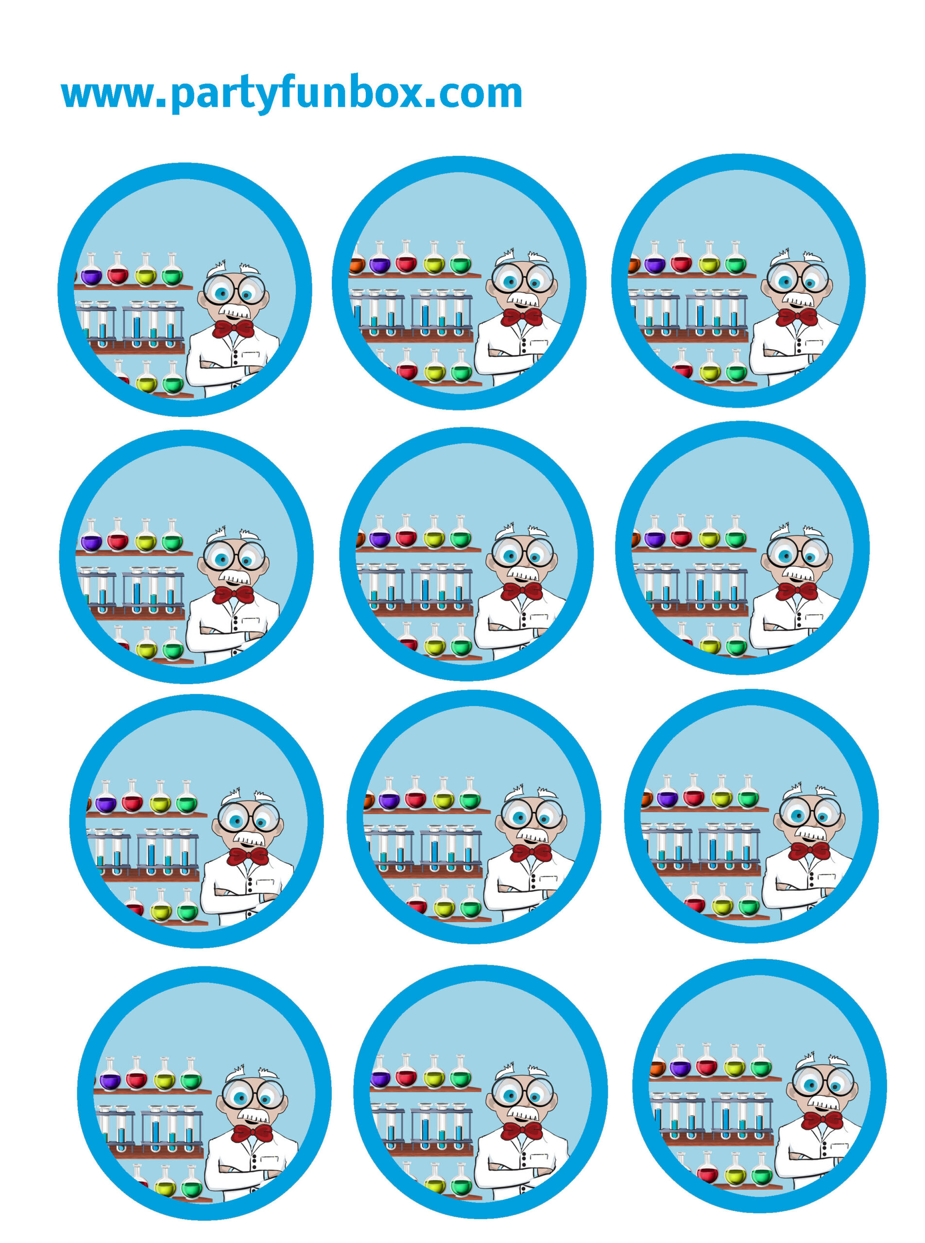 Free Science Printables – Party Fun Box within Free Printable Party Circles