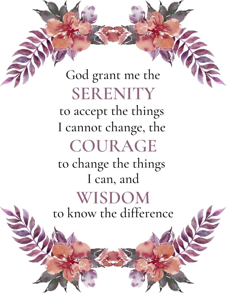 Free Serenity Prayer Printables - Worksheets Library with regard to Free Printable Serenity Prayer