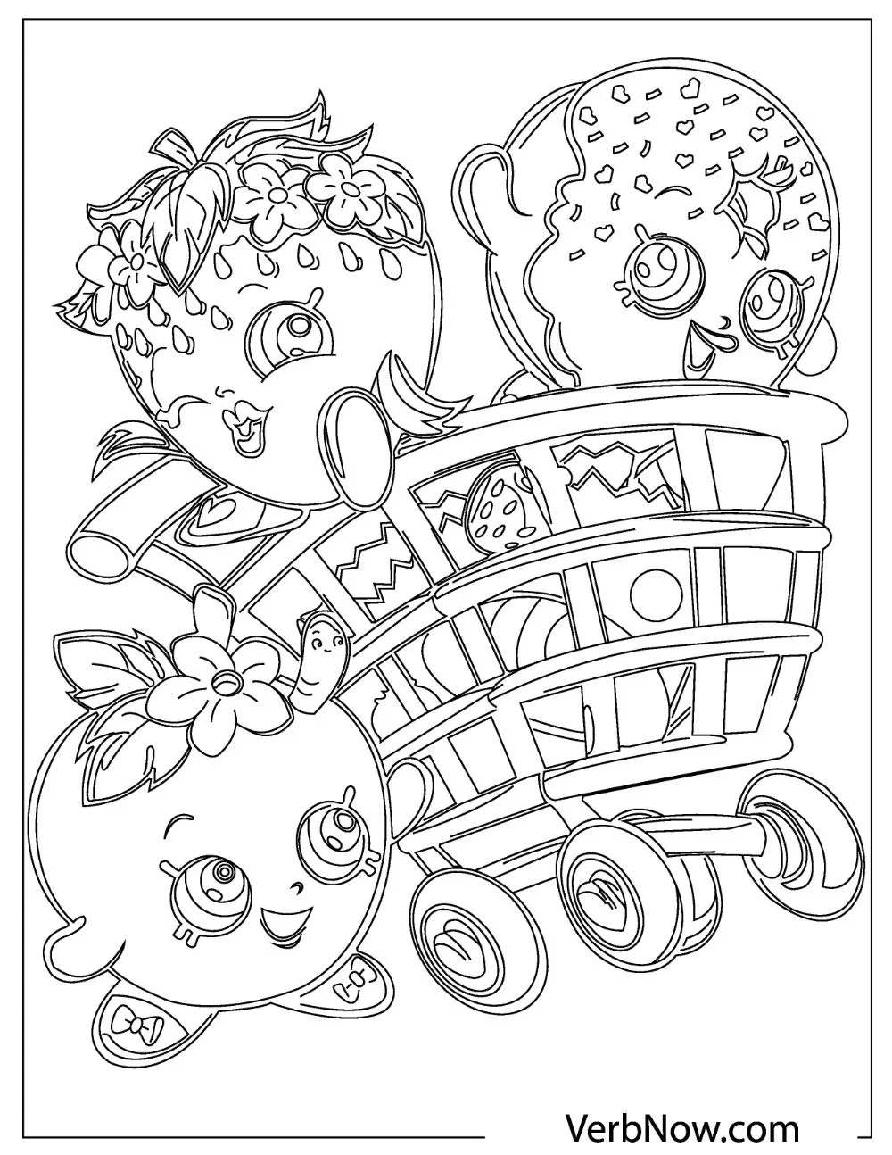 Free Shopkins Coloring Pages For Download (Pdf) inside Free Shopkins Coloring Printables