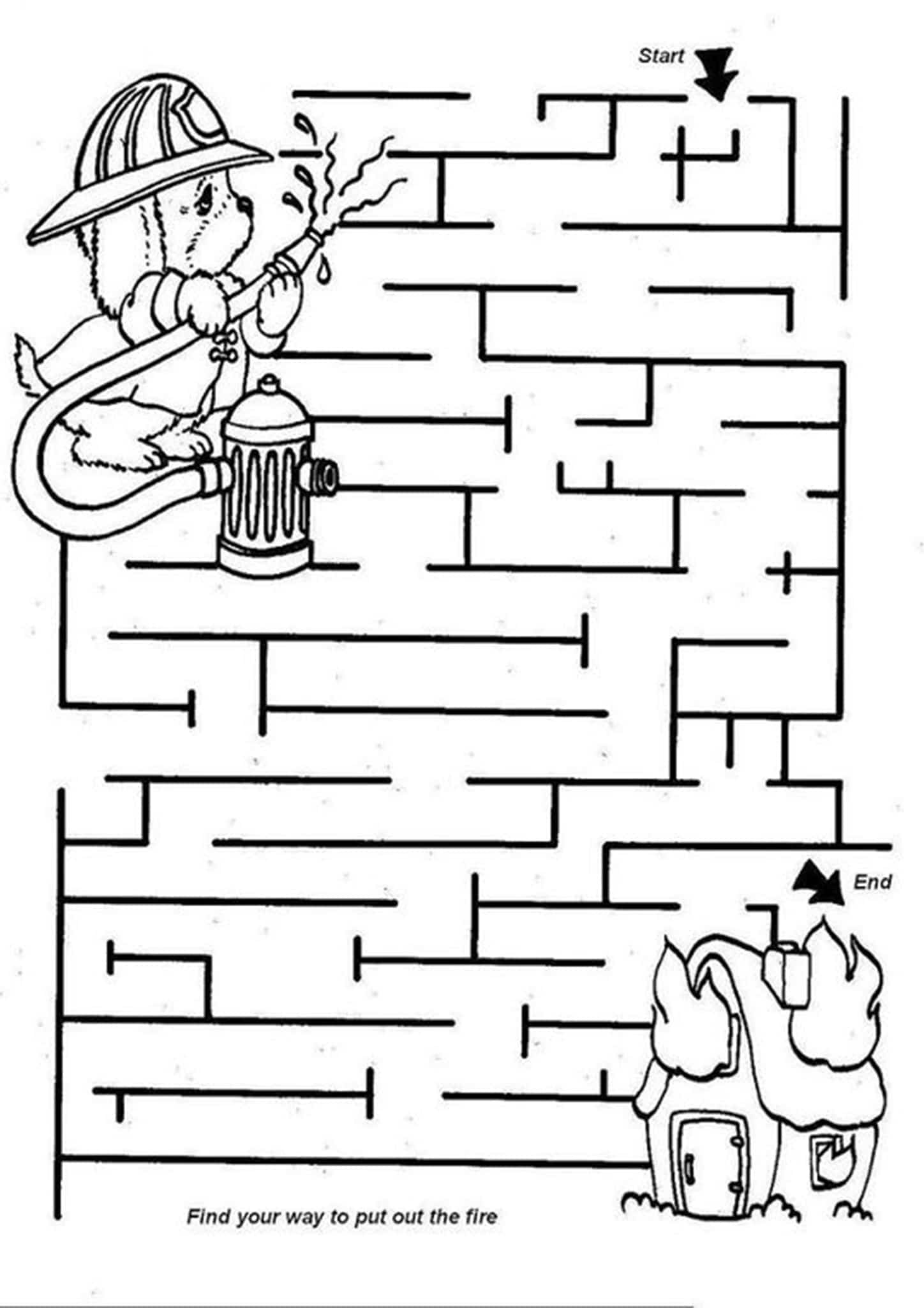 Free Simple Maze Printables For Preschoolers And Kindergartners in Free Printable Mazes For Kids