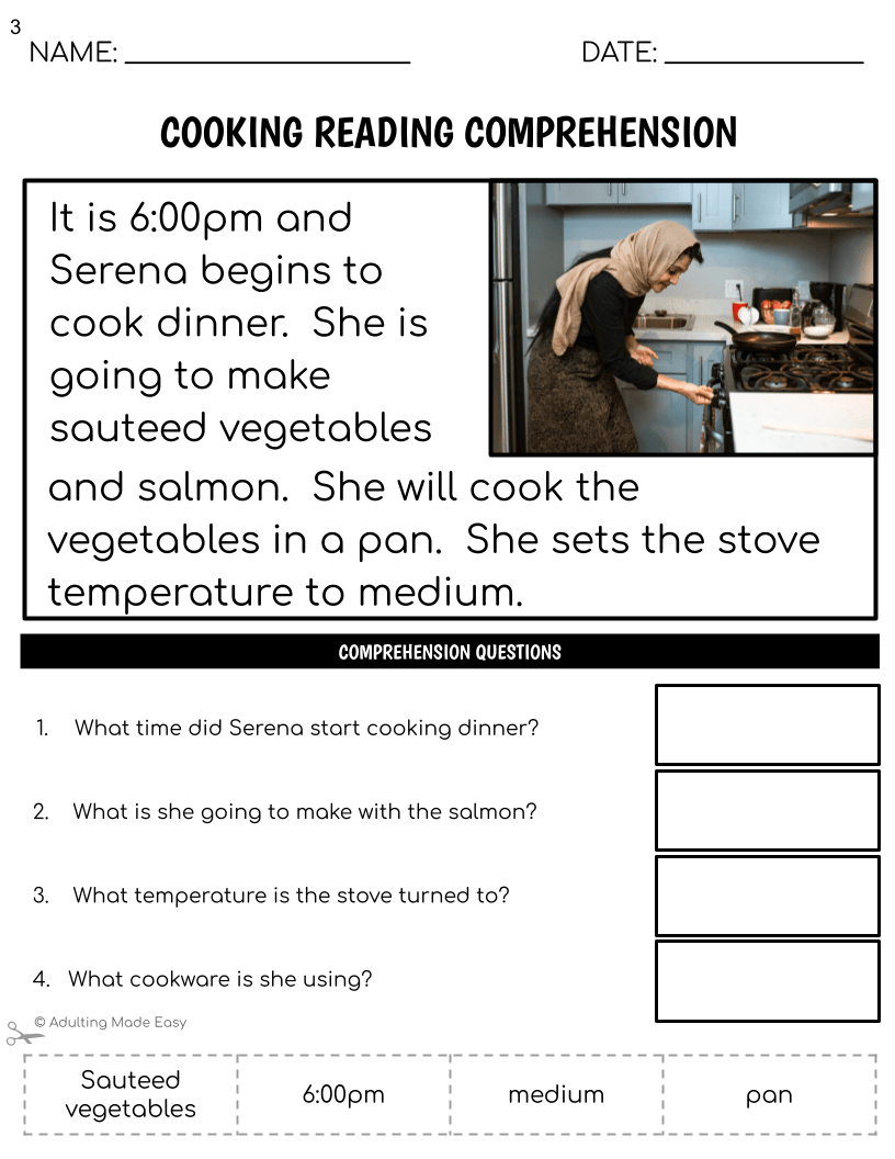 Free Simplified Reading Comprehension Worksheets - Worksheets Library throughout Free Printable Literacy Worksheets For Adults