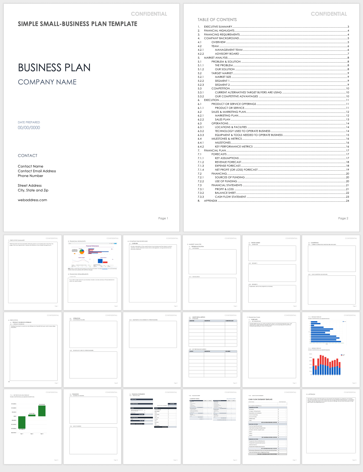 Free Small Business Plan Templates | Smartsheet throughout Free Printable Business Templates
