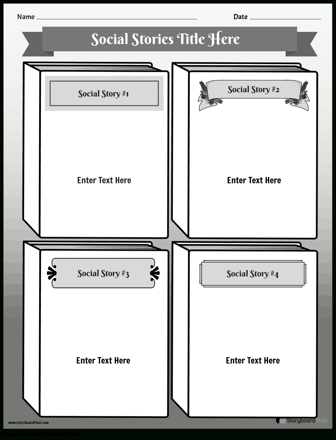 Free Social Story Templates: Create & Customize Easily with Free Printable Social Stories Worksheets