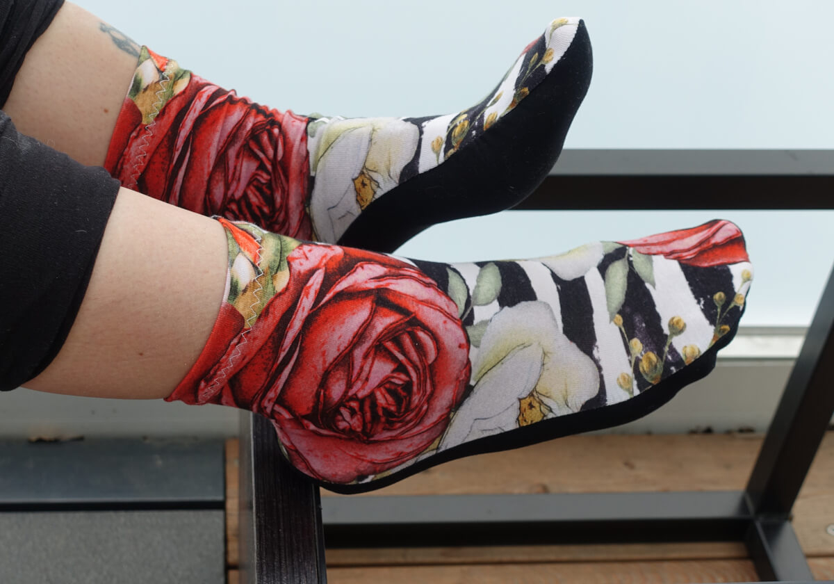 Free Sock Sewing Pattern – Diy Socks – Make Bra • Shop within Free Printable Fleece Sock Pattern