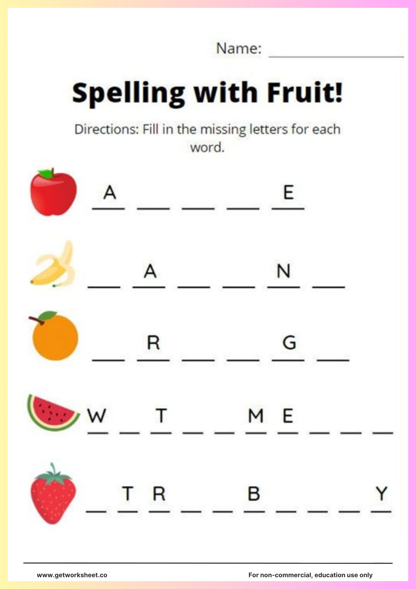 Free Spelling Worksheets Worksheets | Get Worksheet with regard to Free Printable Spelling Worksheets