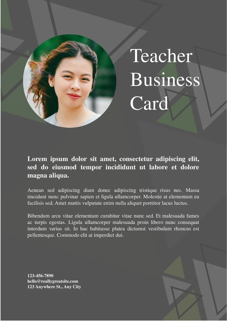 Free Teacher Business Card Template For Google Docs pertaining to Free Printable Business Card Templates For Teachers