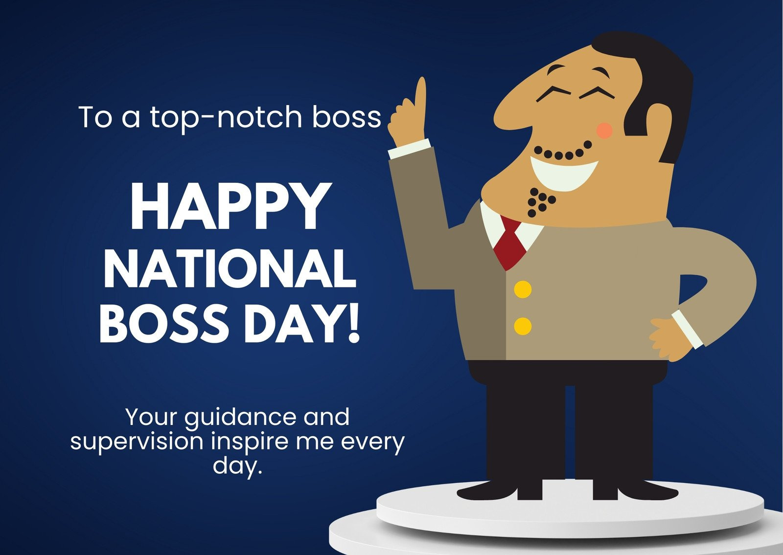 Free To Customize And Print Boss Day Card Templates | Canva inside Free Printable Boss'S Day Cards