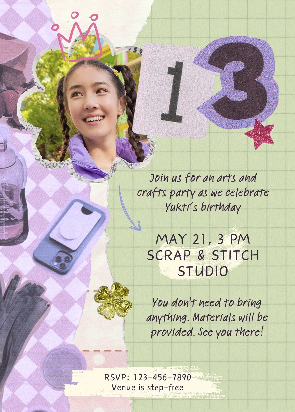 Free To Print And Edit 13Th Birthday Card Templates | Canva regarding 13Th Birthday Cards Printable Free