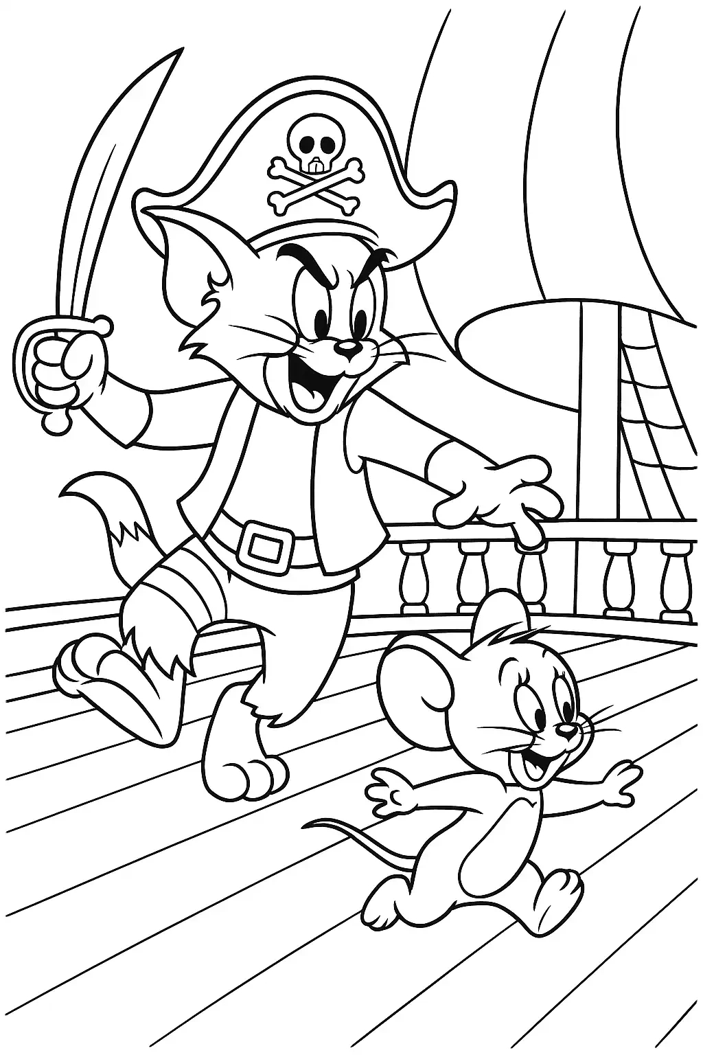 Free Tom And Jerry Coloring Pages Generator – 22 Tom And Jerry with Free Printable Tom And Jerry Coloring Pages