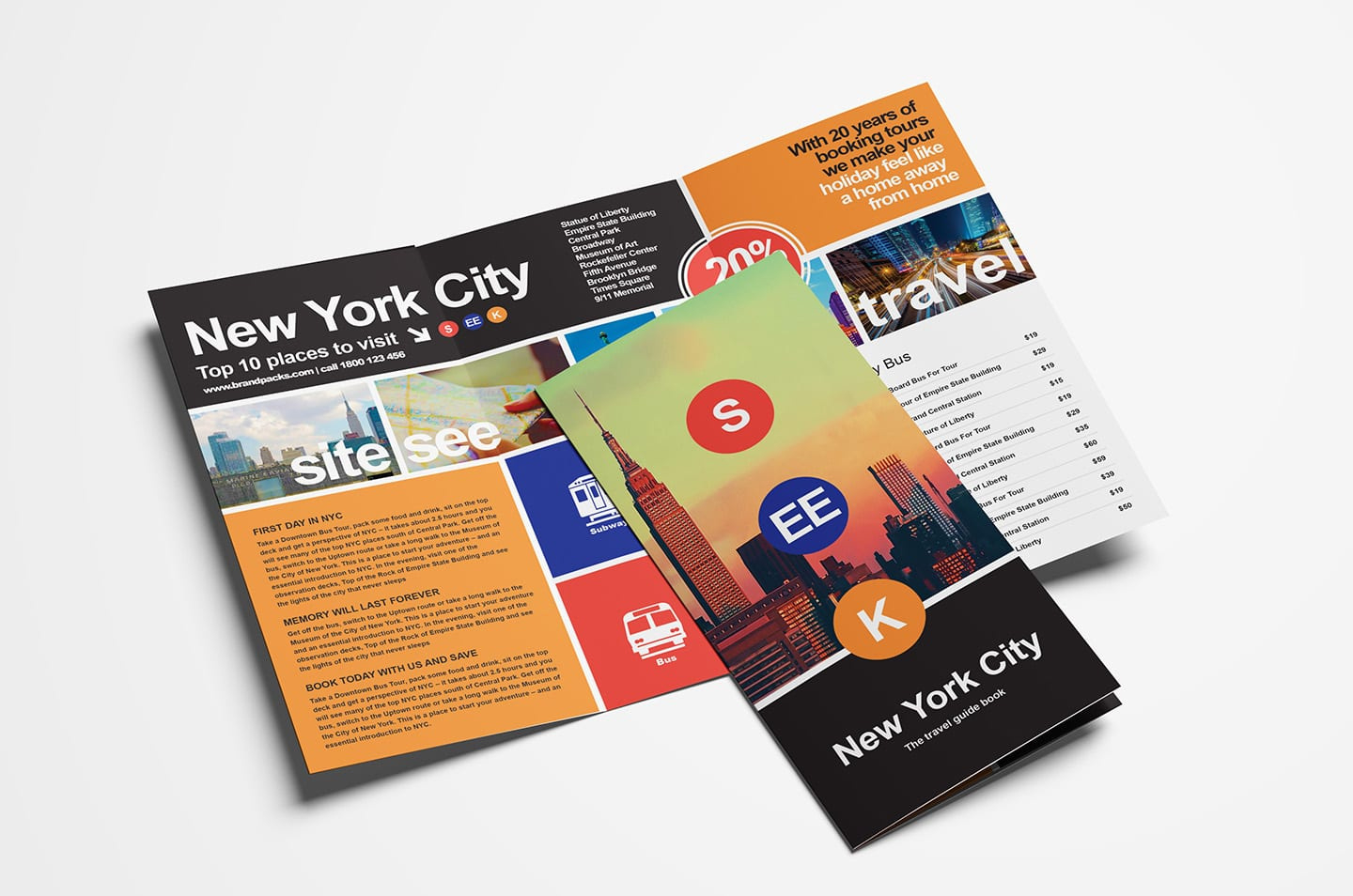 Free Travel Trifold Brochure Template For Photoshop &amp;amp; Illustrator with regard to Free Printable Travel Brochures