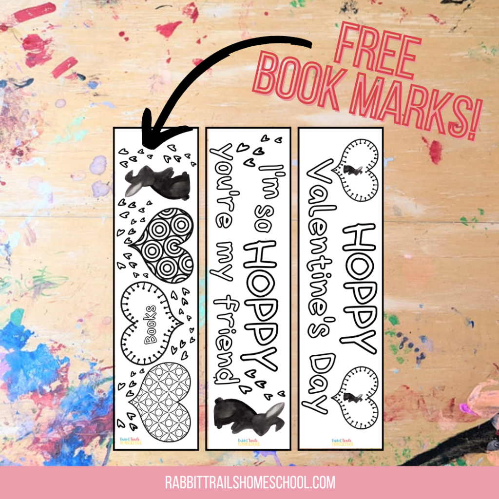 Free Valentine'S Book Marks For Your Little Book Lover! - Rabbit pertaining to Free Printable Valentine Books