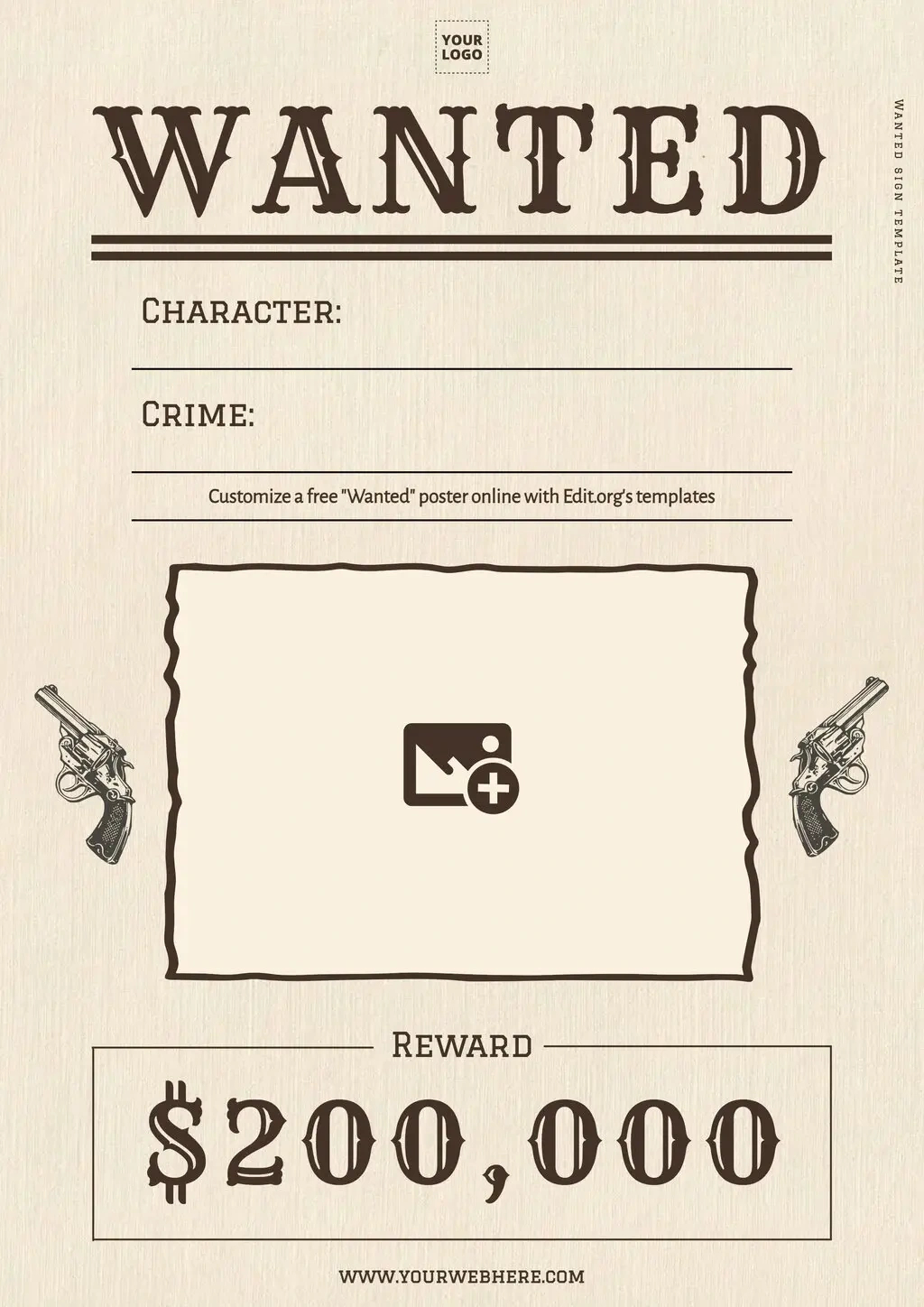 Free Wanted Poster Generator in Free Printable Poster Maker