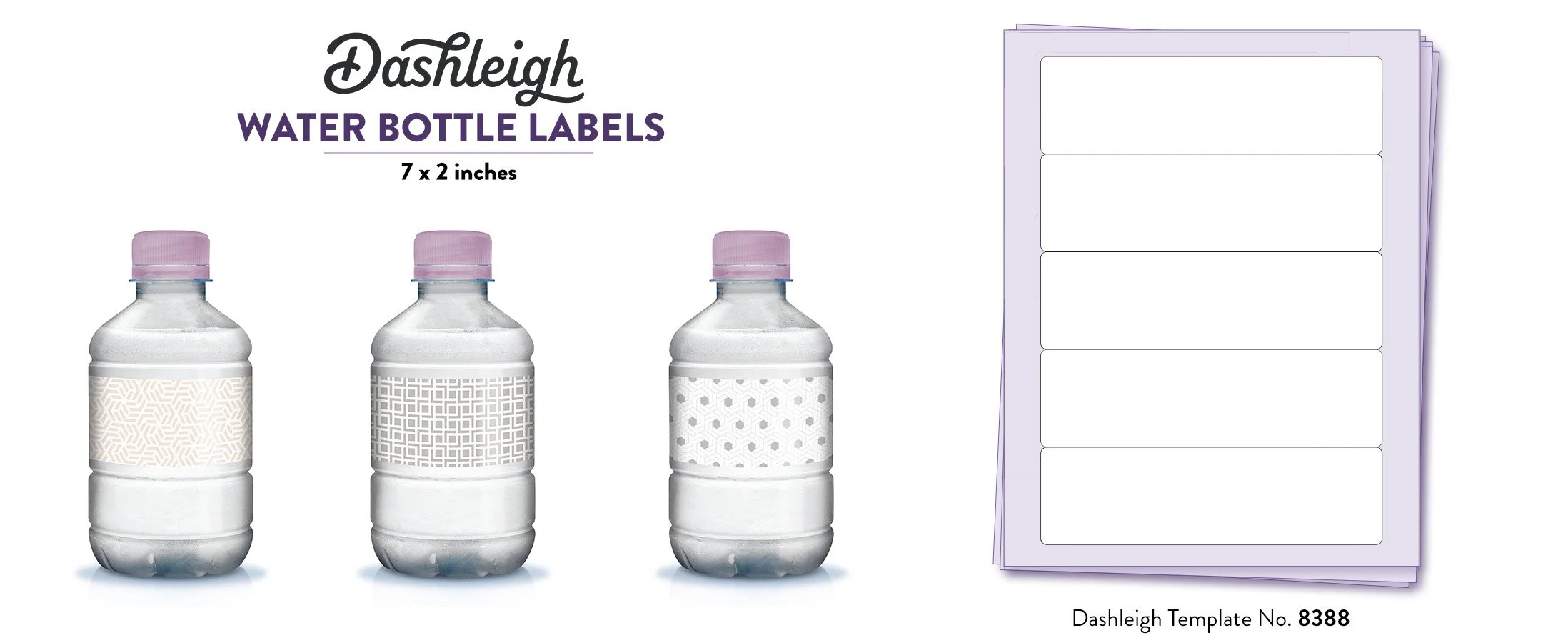 Free Water Bottle Label Templates For Word, Canva, Adobe -- Learn with regard to Free Printable Water Bottle Labels