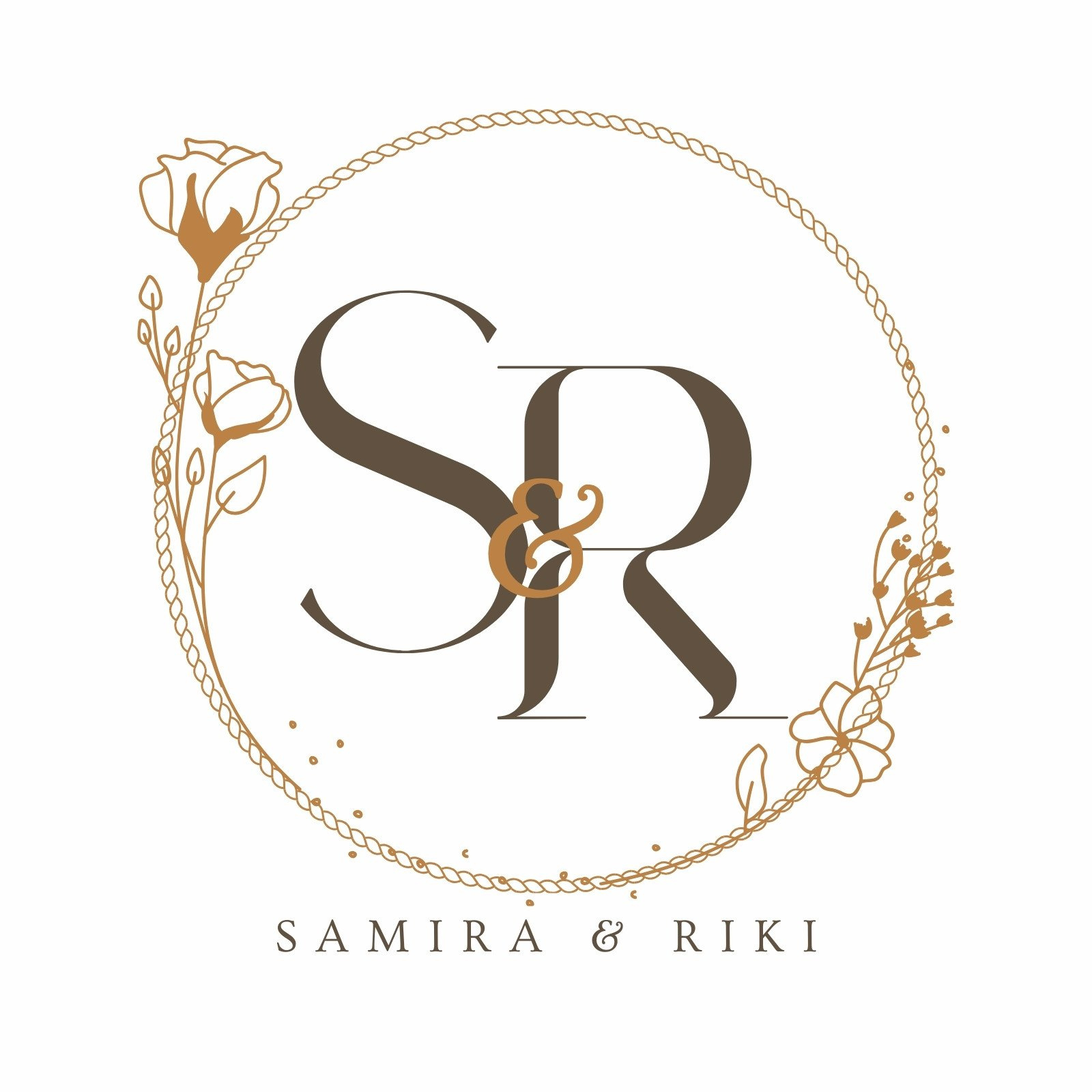 Free Wedding Logo Templates To Customize And Print | Canva pertaining to Free Printable Monogram Wedding Invitation Templates