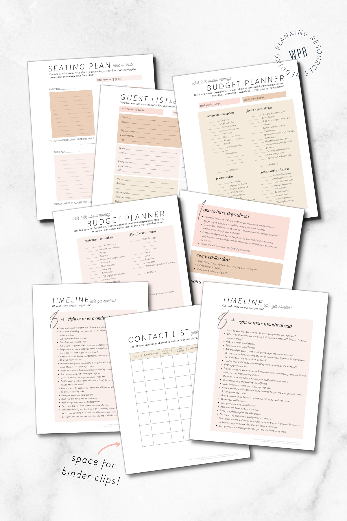 Free Wedding Printables: Wedding Planning Checklist - To Do Pdf throughout Free Wedding Binder Printables
