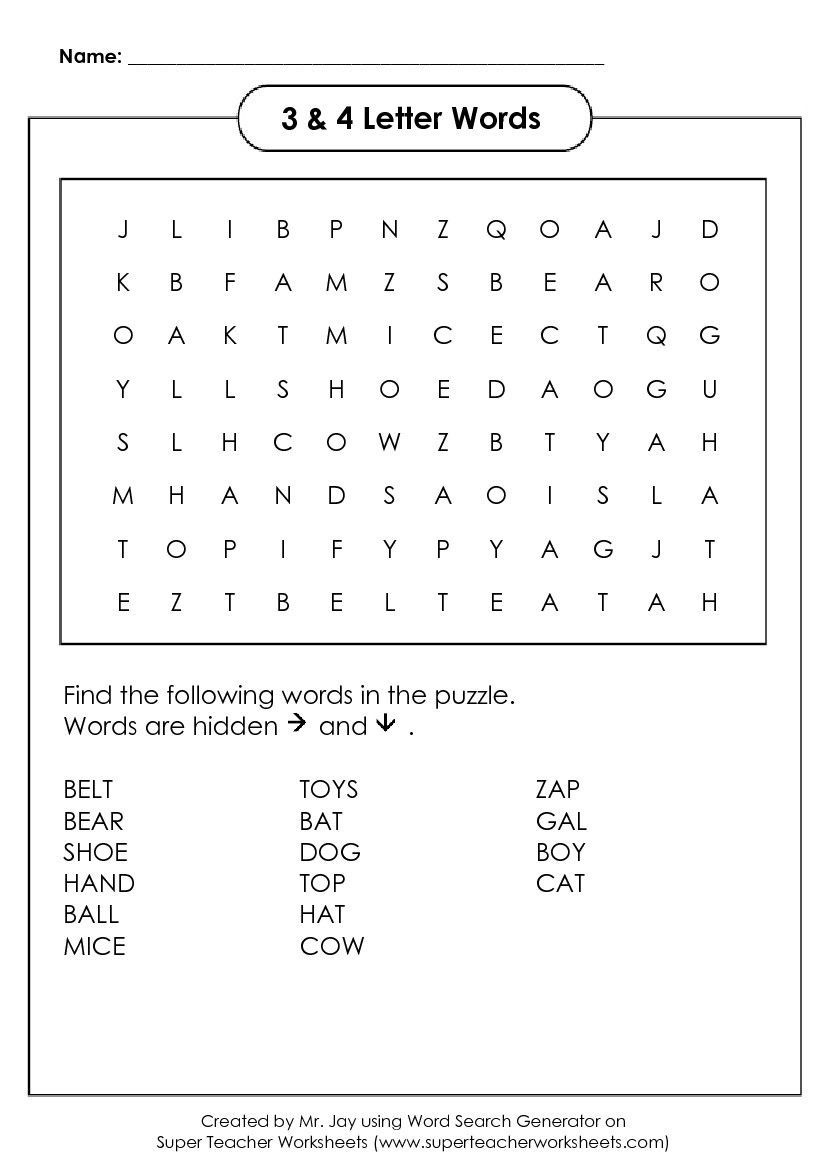 Free Word Search Puzzle Generator - Custom Word Search Maker with Free Online Printable Word Search