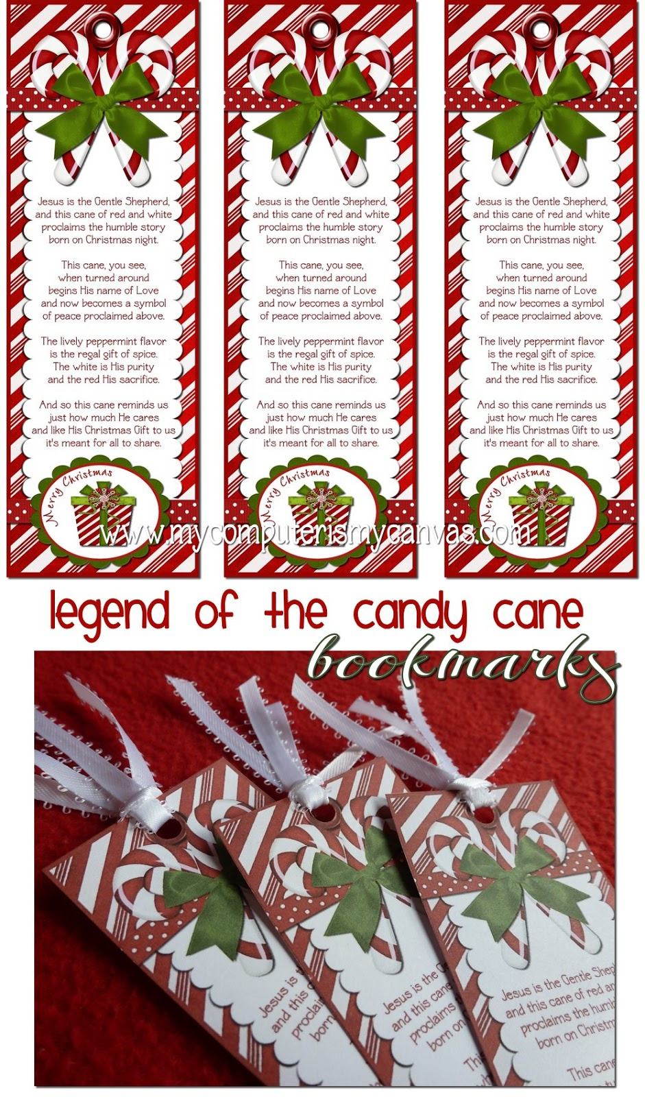 Freebie} Candy Cane Legend - My Computer Is My Canvas pertaining to Free Printable Candy Cane Poem
