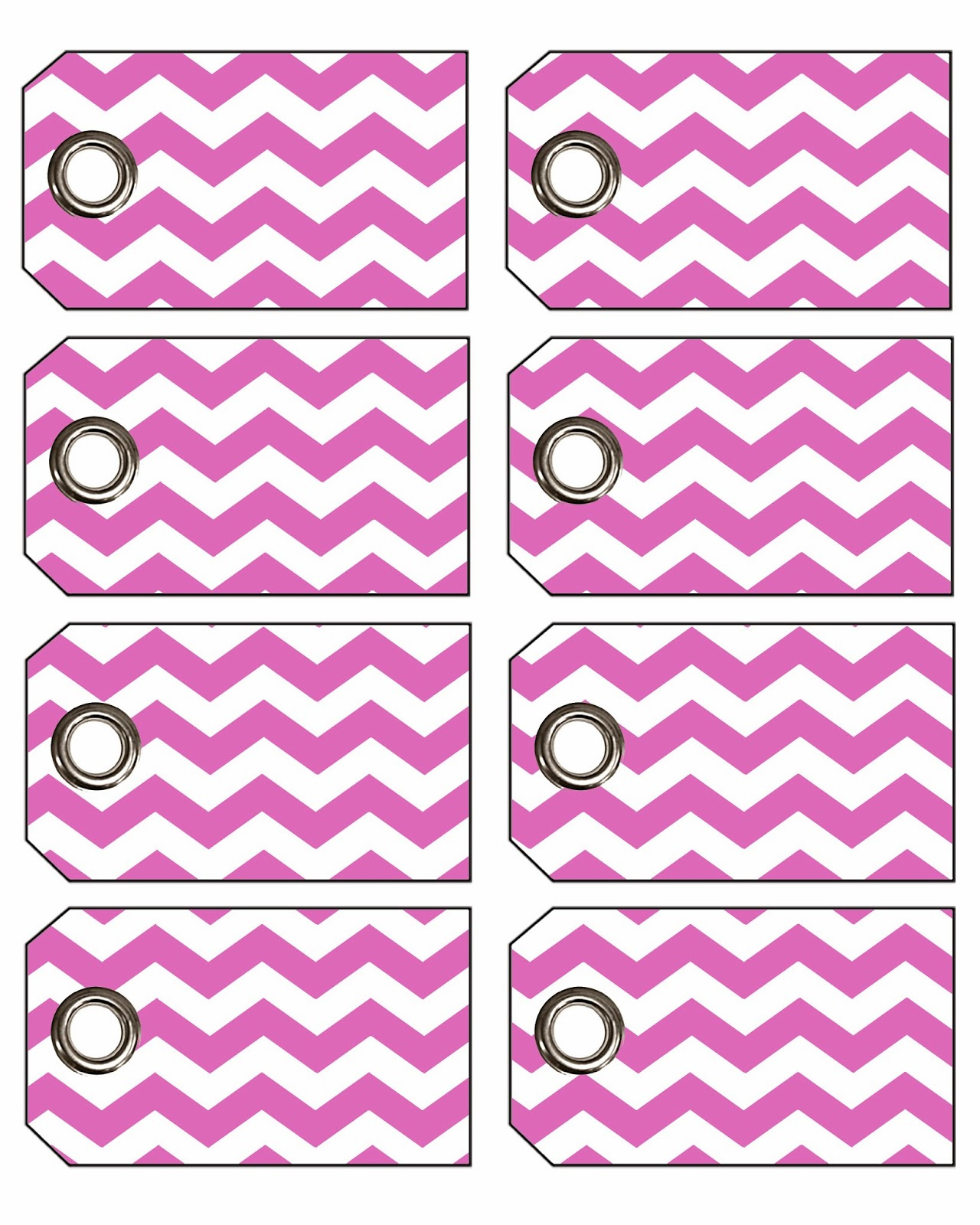 Freebie Week: Chevron Gift Tags With Eyelets! regarding Free Printable Chevron Labels