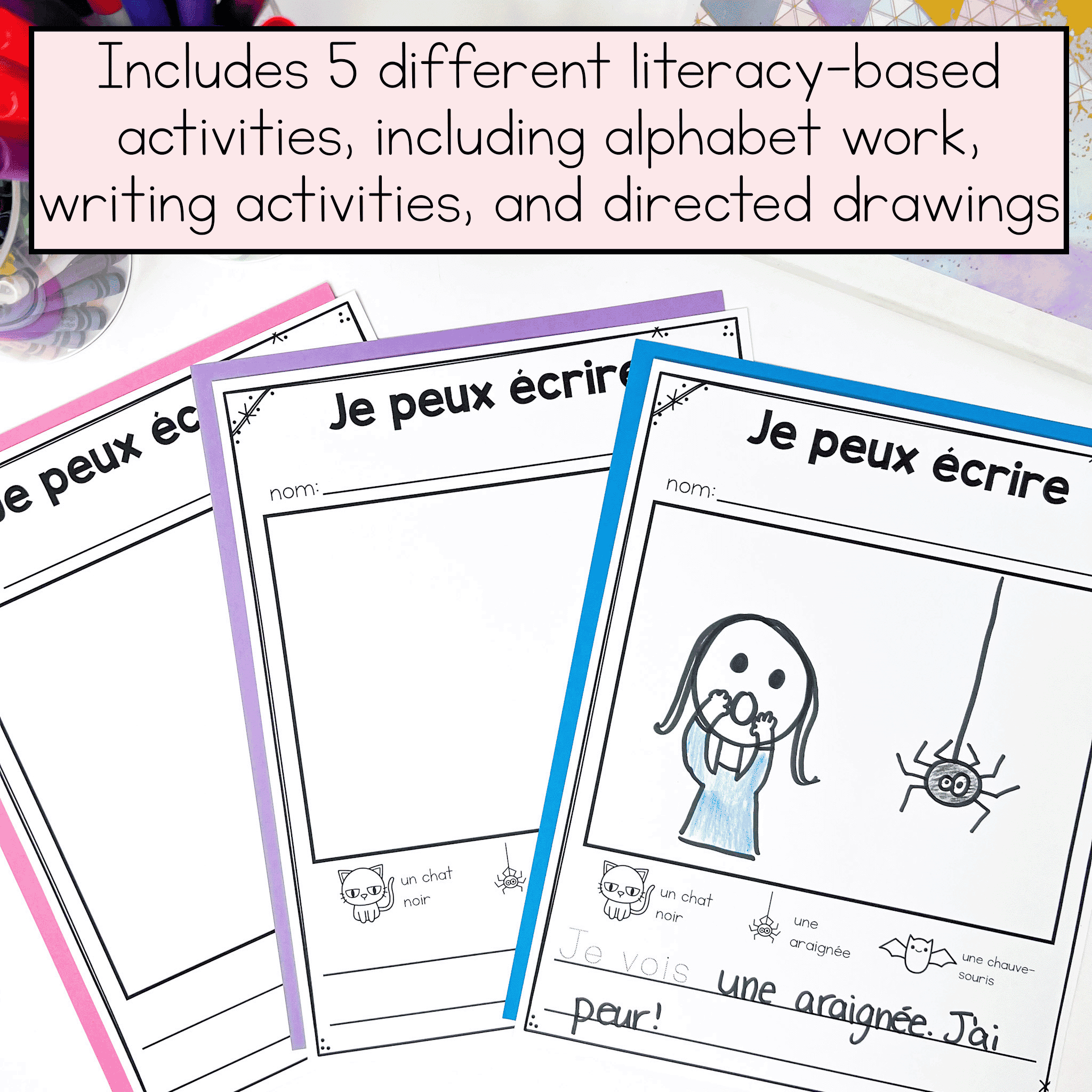 French Halloween Activities For Kindergarten And Grade 1 | Math with regard to Free Printable French Halloween Worksheets