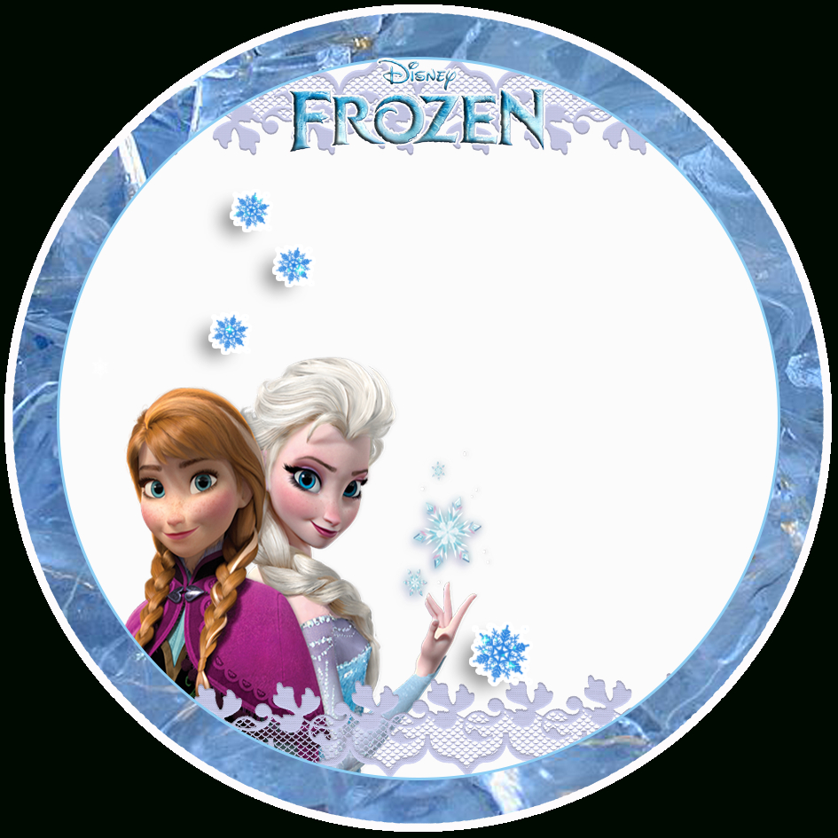 Frozen: Free Printable Toppers. - Oh My Fiesta! In English within Frozen Cupcake Toppers Free Printable